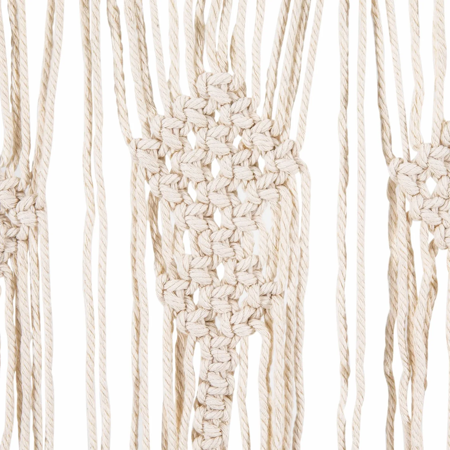 Lot de 2 rideaux en macramé - Style bohème - Fait à la main - Pour mariage, fenêtre et séparateur de pièce - Décoration murale pour la maison et le bureau - 100 x 200 cm