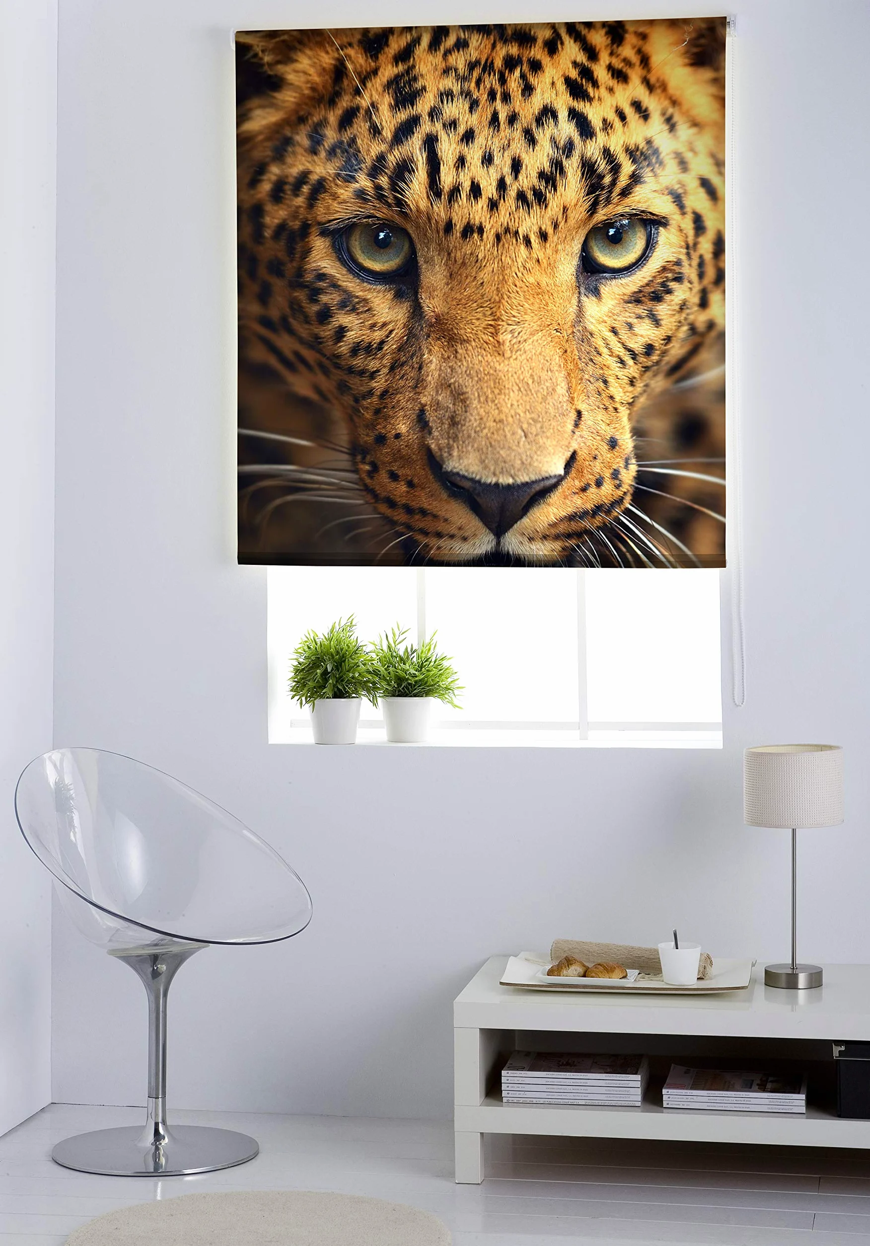 Estoralis | Animaux | Store Enrouleur | sans Outil Tissu translucide imprimé | A-122 | 120 x 150 cm. (Largeur/Hauteur) Taille du Tissu 117 x 150 cm. | Stores pour fenêtres et Portes