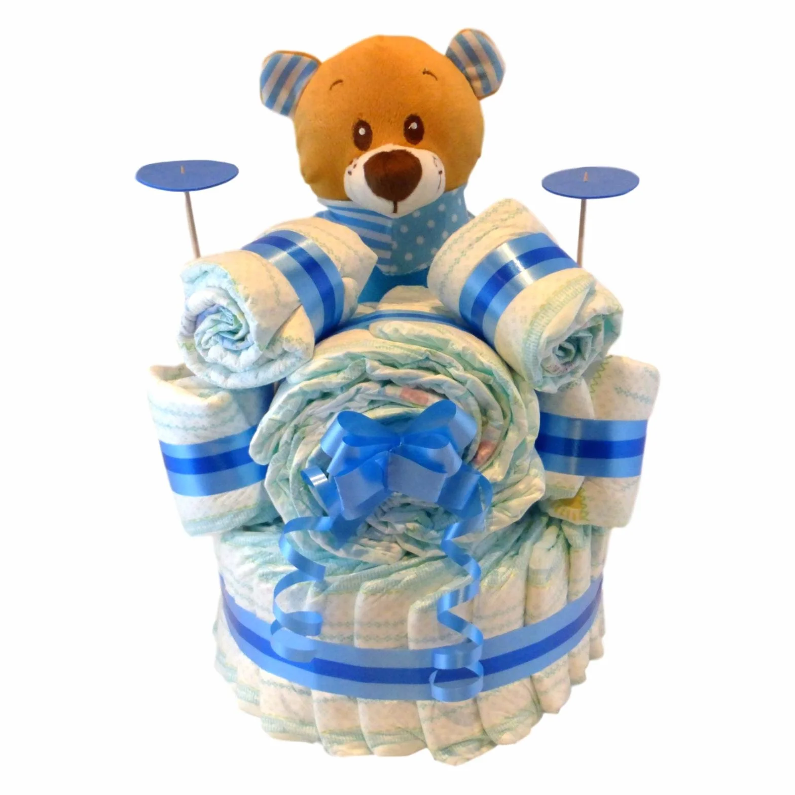 Gâteau à Couches Forme Batterie Musique Enfant