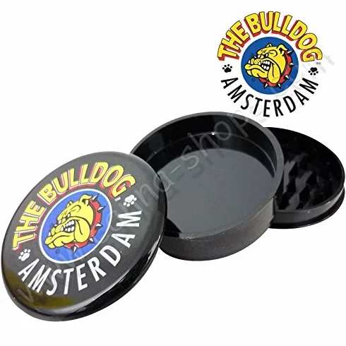 The Bulldog Amsterdam Grinder Noir 3 Parts