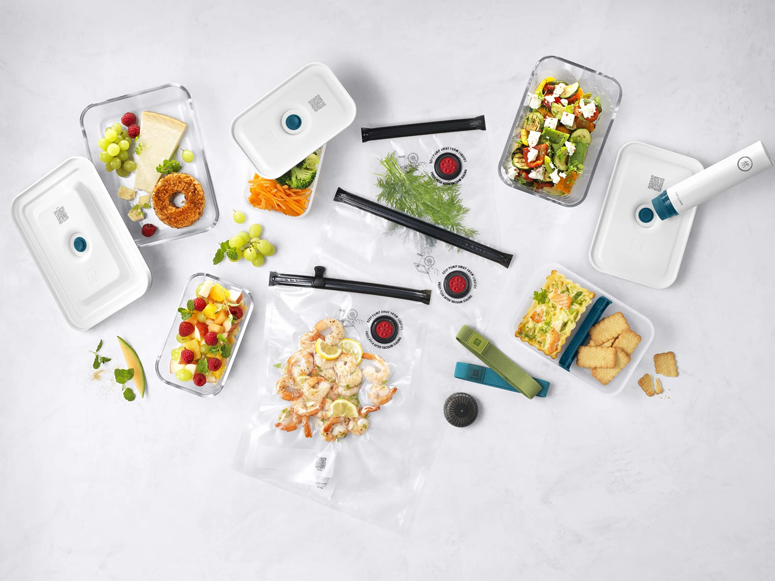 ZWILLING Fresh & Save Set de démarrage 16 pièces sous vide verre