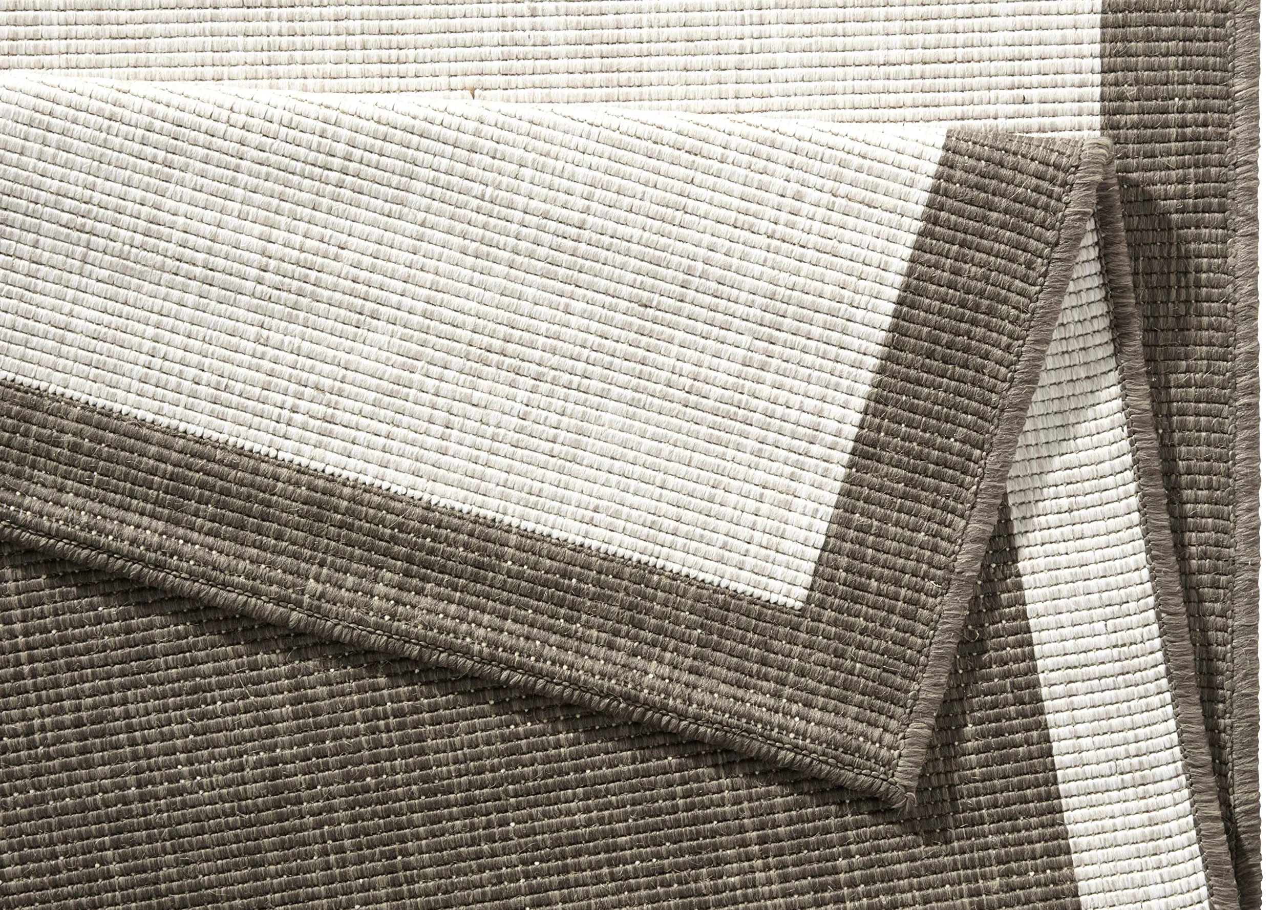 Bougari in- & Outdoor Panama Tapis réversible Marron/crème 80 x 250 cm