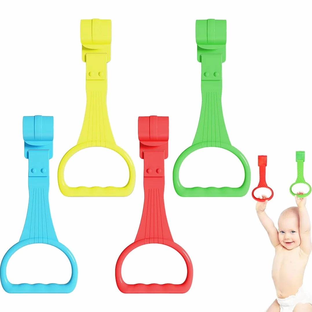 Anneau de Berceau 4 Pièces Anneau de Lit Bébé Multicolore Anneaux pour Lit Bébé et Parc