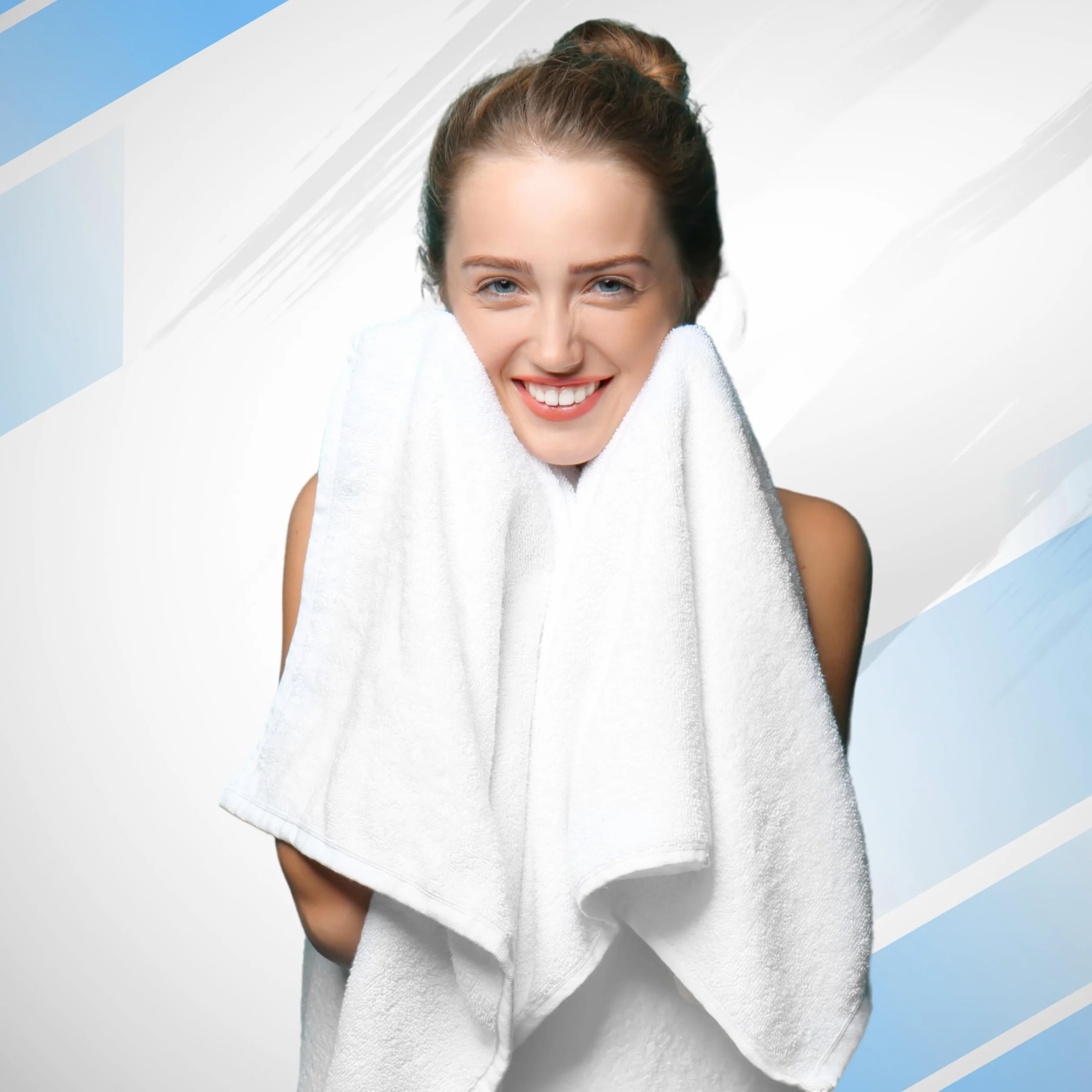 Infinitee Xclusives Lot de 8 serviettes de bain de qualité supérieure pour salle de bain – Lot de 8 serviettes de bain 100 % coton – 2 serviettes de bain, 2 essuie-mains et 4 débarbouillettes (violet