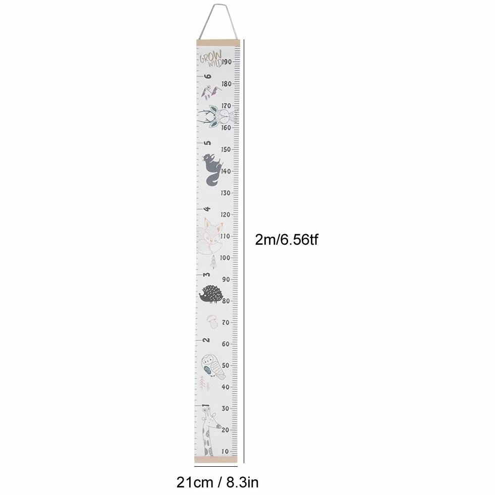 Toise de Mesure Enfant Murale à Suspendre, Règle de Croissance, Diagramme Hauteur pour Fille Garçon Décoration
