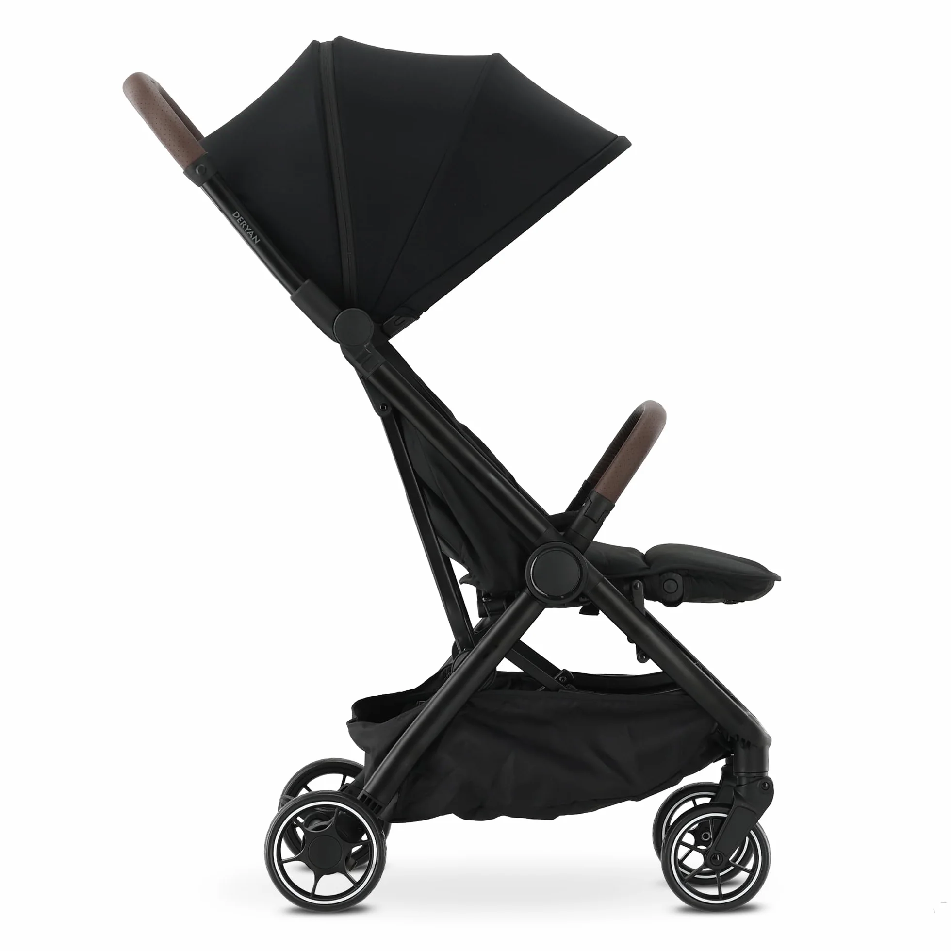 Deryan Air Travel Buggy Pliable Pour Avion Ultra Légère 8 kg UPF 50+ Noir