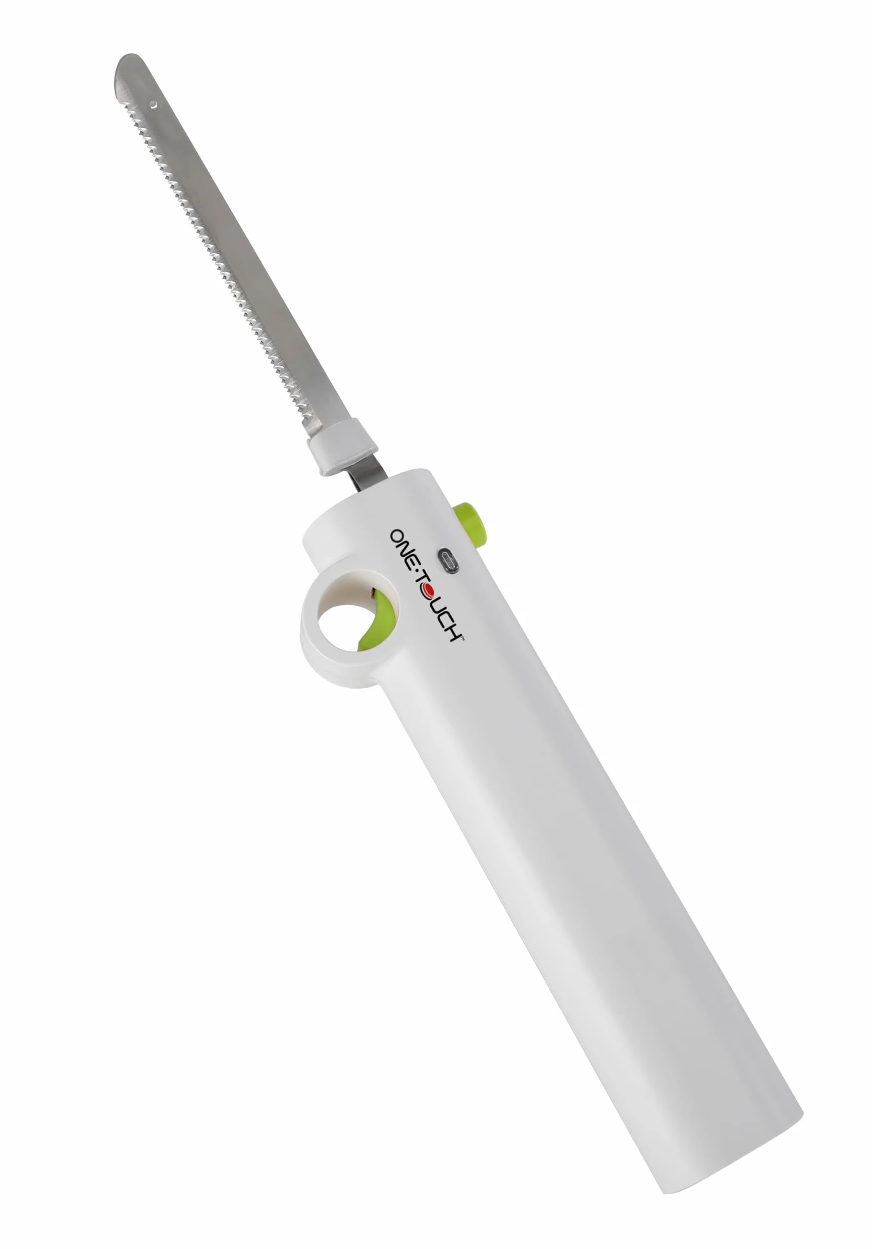 Couteau Électrique Sans fil ONE TOUCH KC157 – Découpe Rôtis, Volaille, Pain – Maniement Facile et Sécurisé