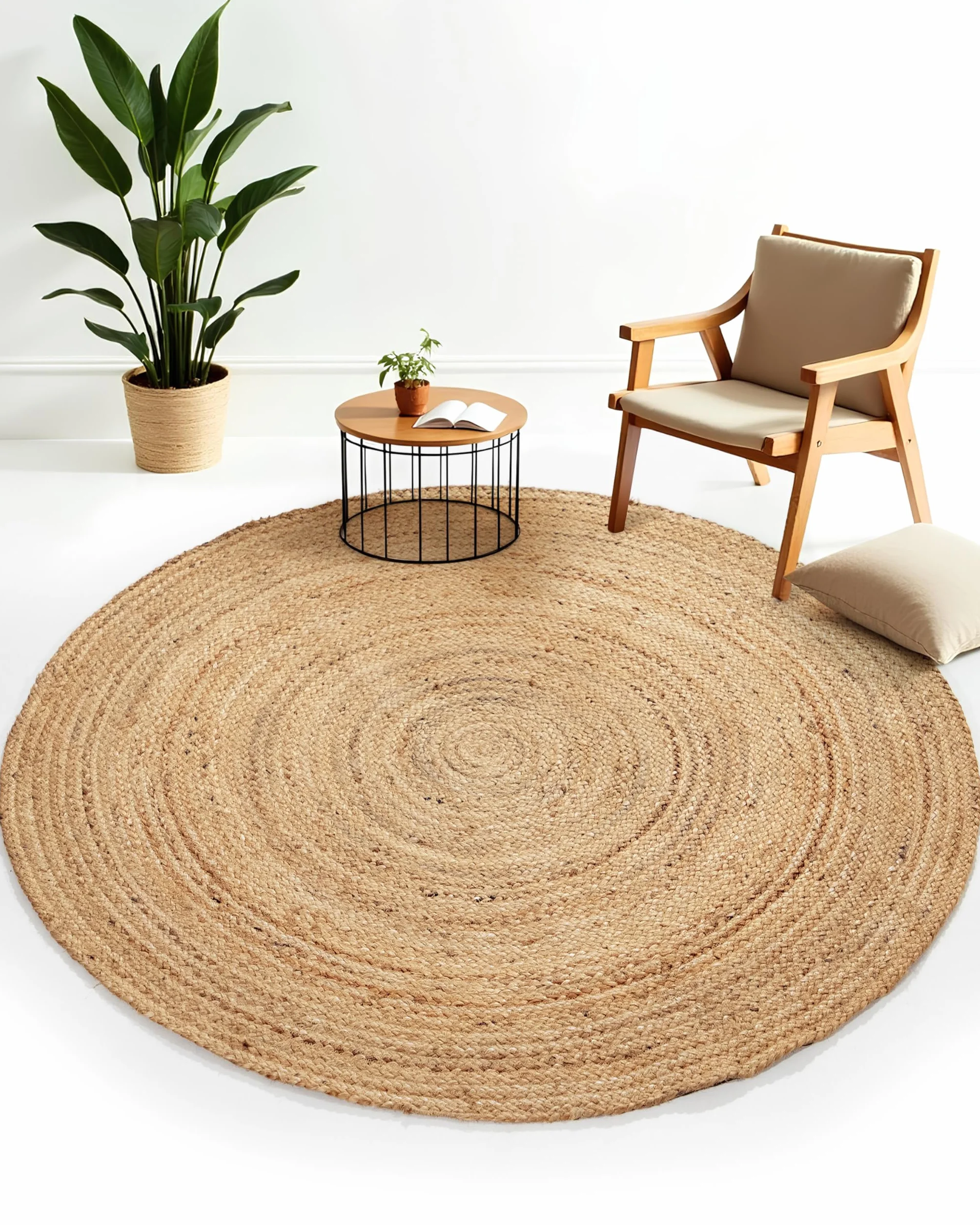 Tapis de Jute Nele Ronde Beige Ø 60 cm