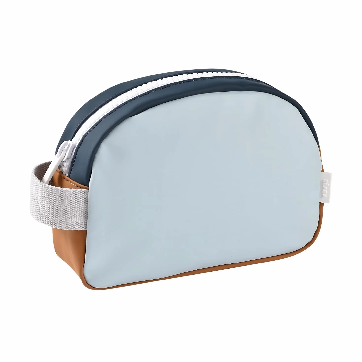 BÉABA Trousse de toilette Bébé/Enfant Waterproof 2,5L Grande Contenance Ouverture Large Zippée Night Blue
