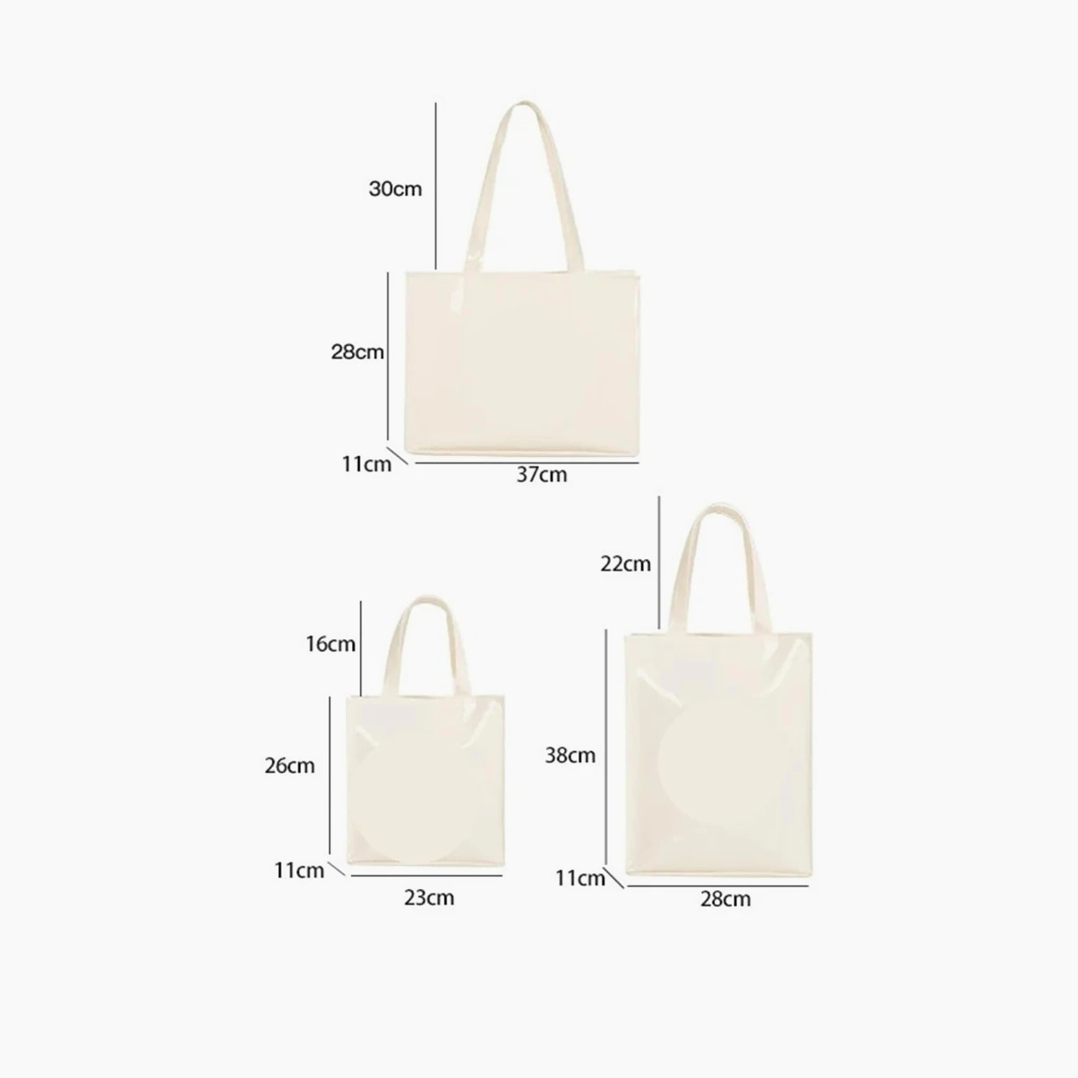 Sac De Plage Sac à Main de Plage d'été imperméable for Femmes, fourre-Tout de Shopping, Sac à bandoulière réutilisable(S)
