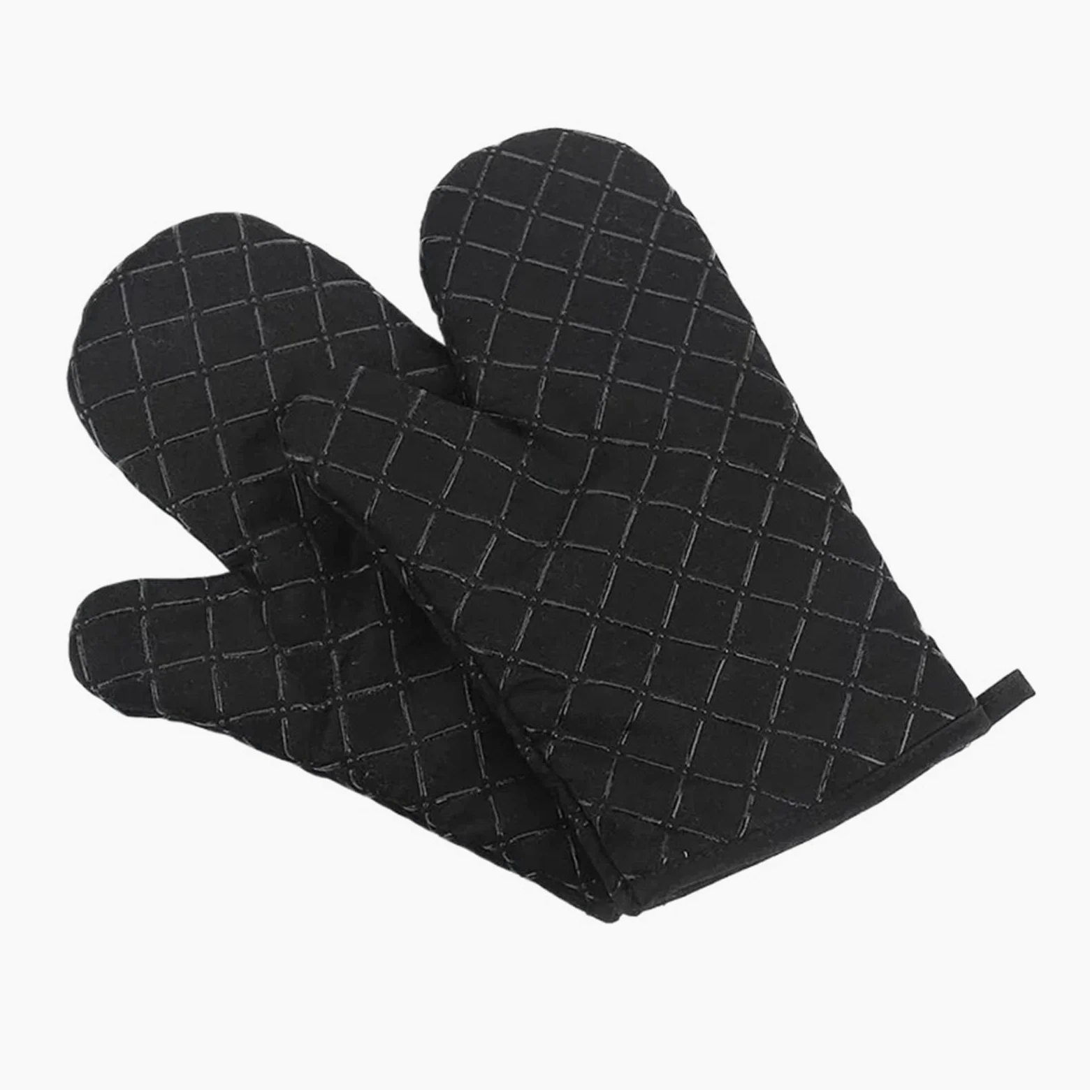 MRKU Gants de Cuisine (Lot de 2) en Coton imprimé antidérapant avec Silicone, résistants à la Chaleur.