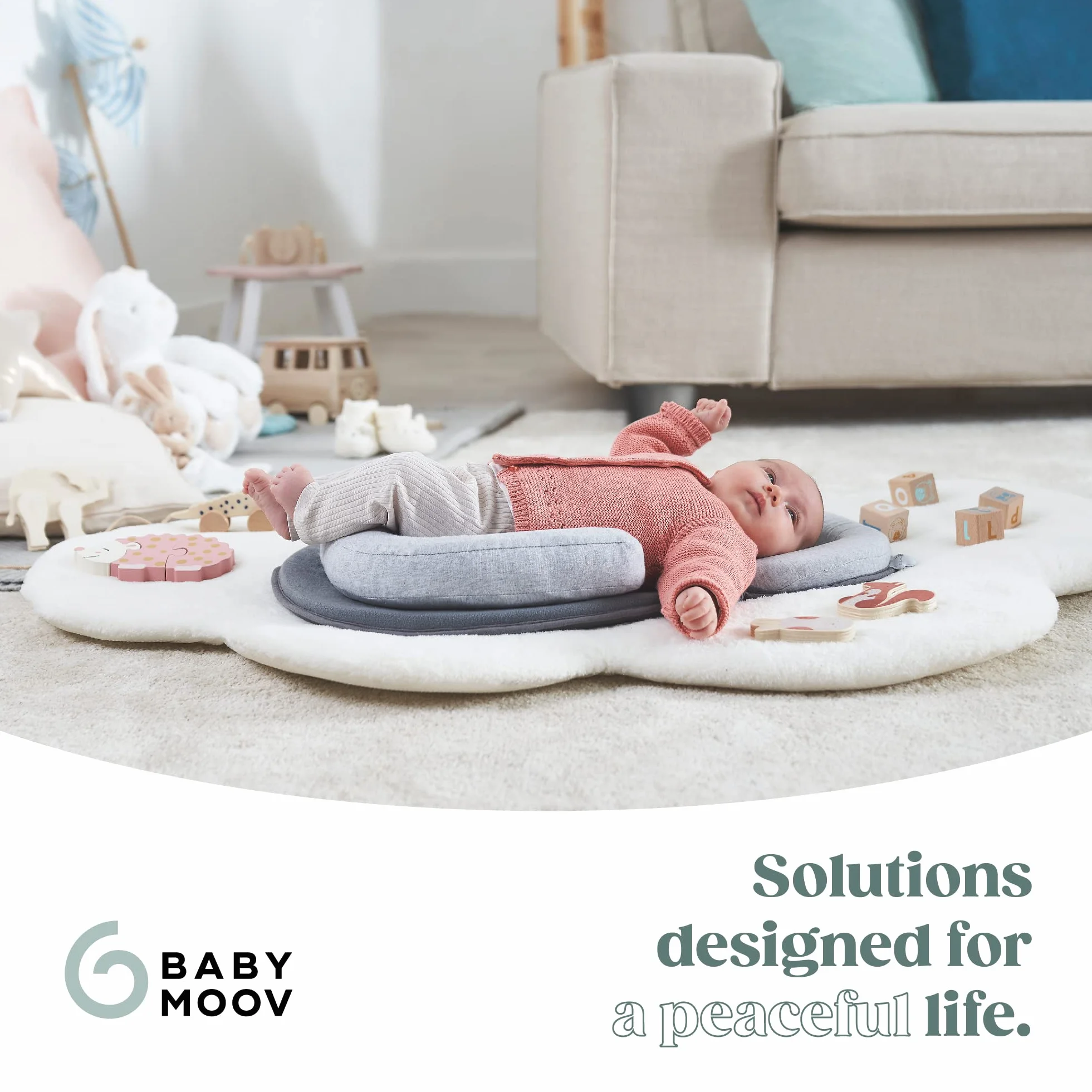 Babymoov Cosydream Original Smokey Support Morphologique Réducteur Nouveau-Né
