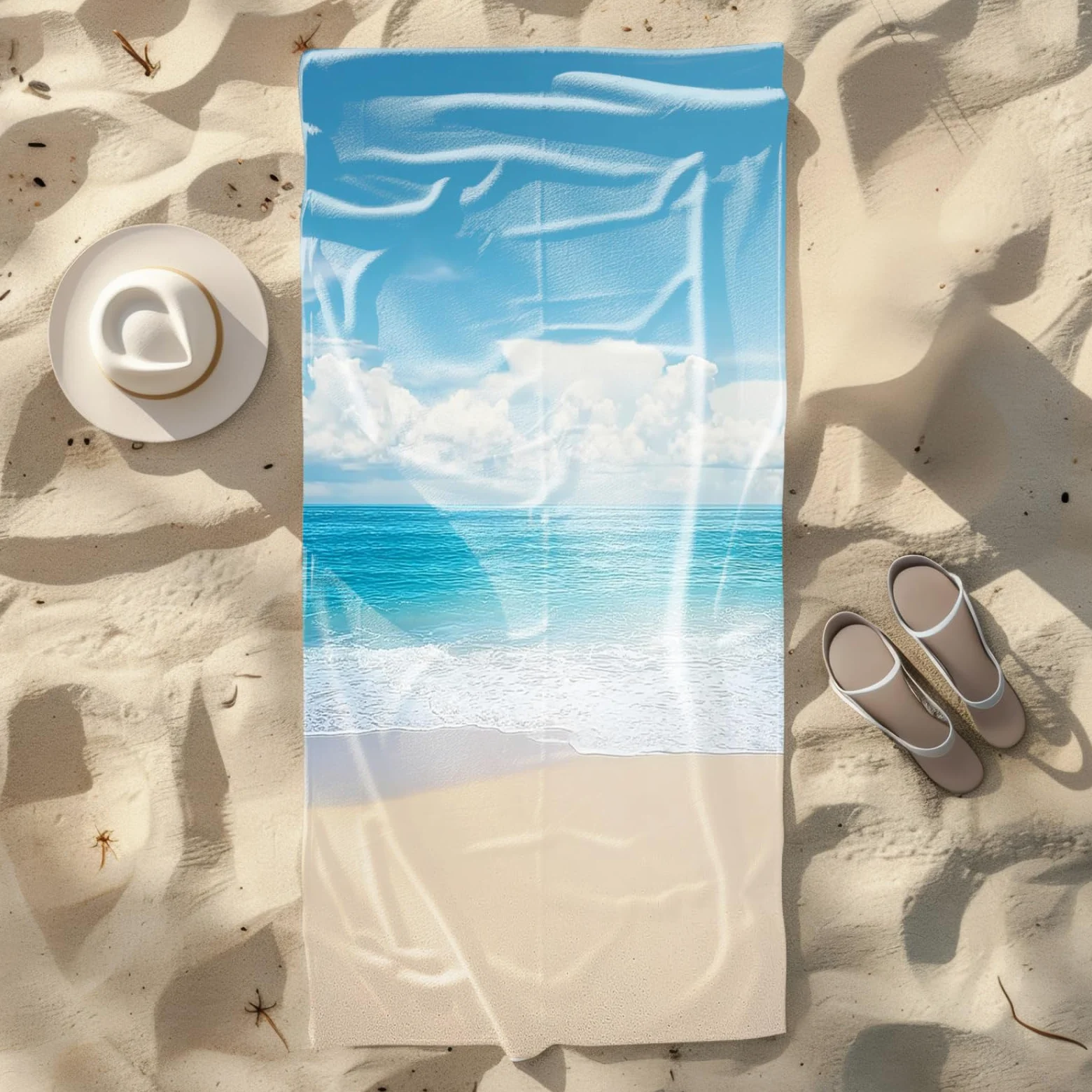 Tapis de Plage XXL Anti Sable Plage Sable Jaune Serviette Piscine Adulte,Natte De Plage Pliable, Voyage Accessoires De Plage Camping,Serviette de Bain Personnalisée