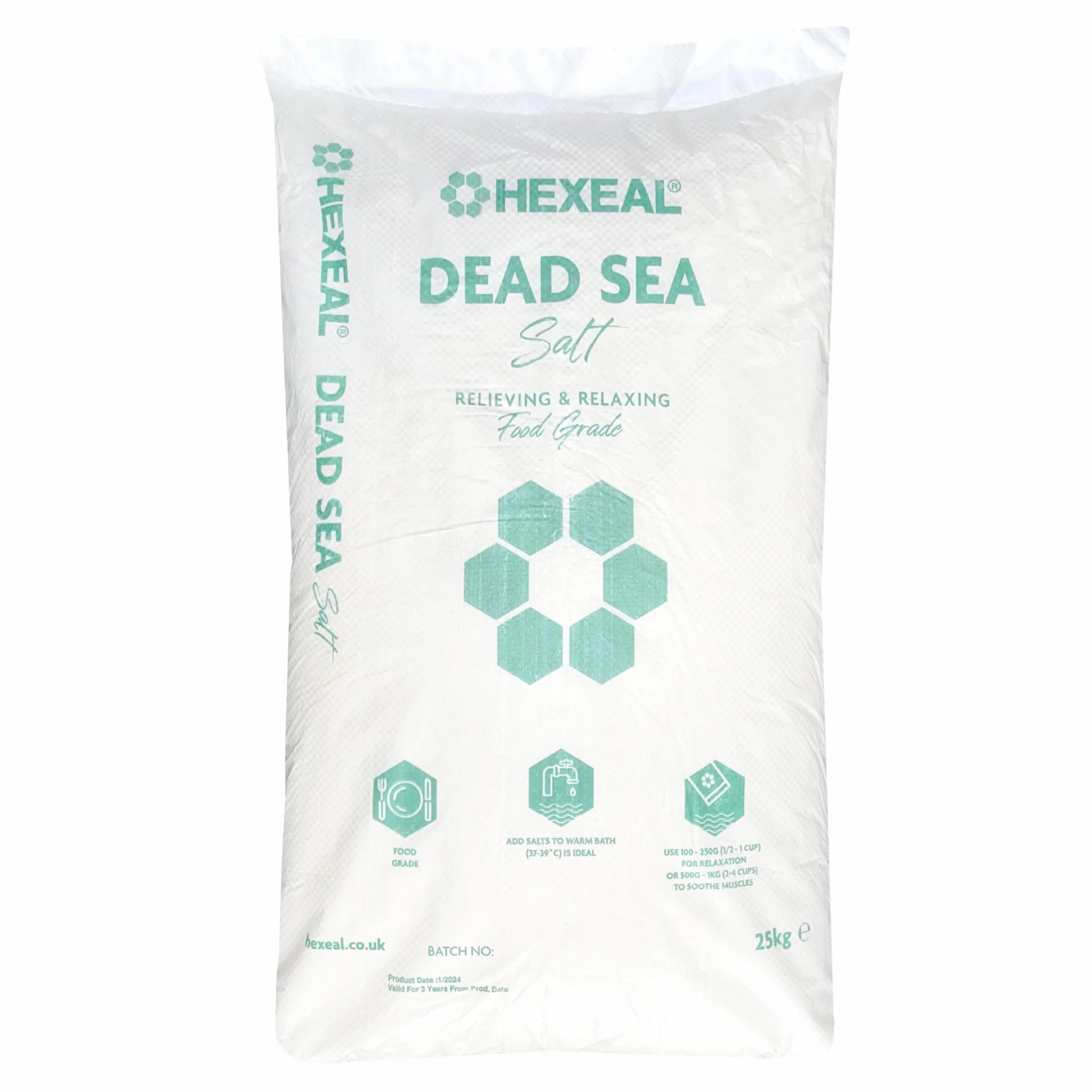 Sels de bain de la mer Morte 25 kg Sac qualité alimentaire