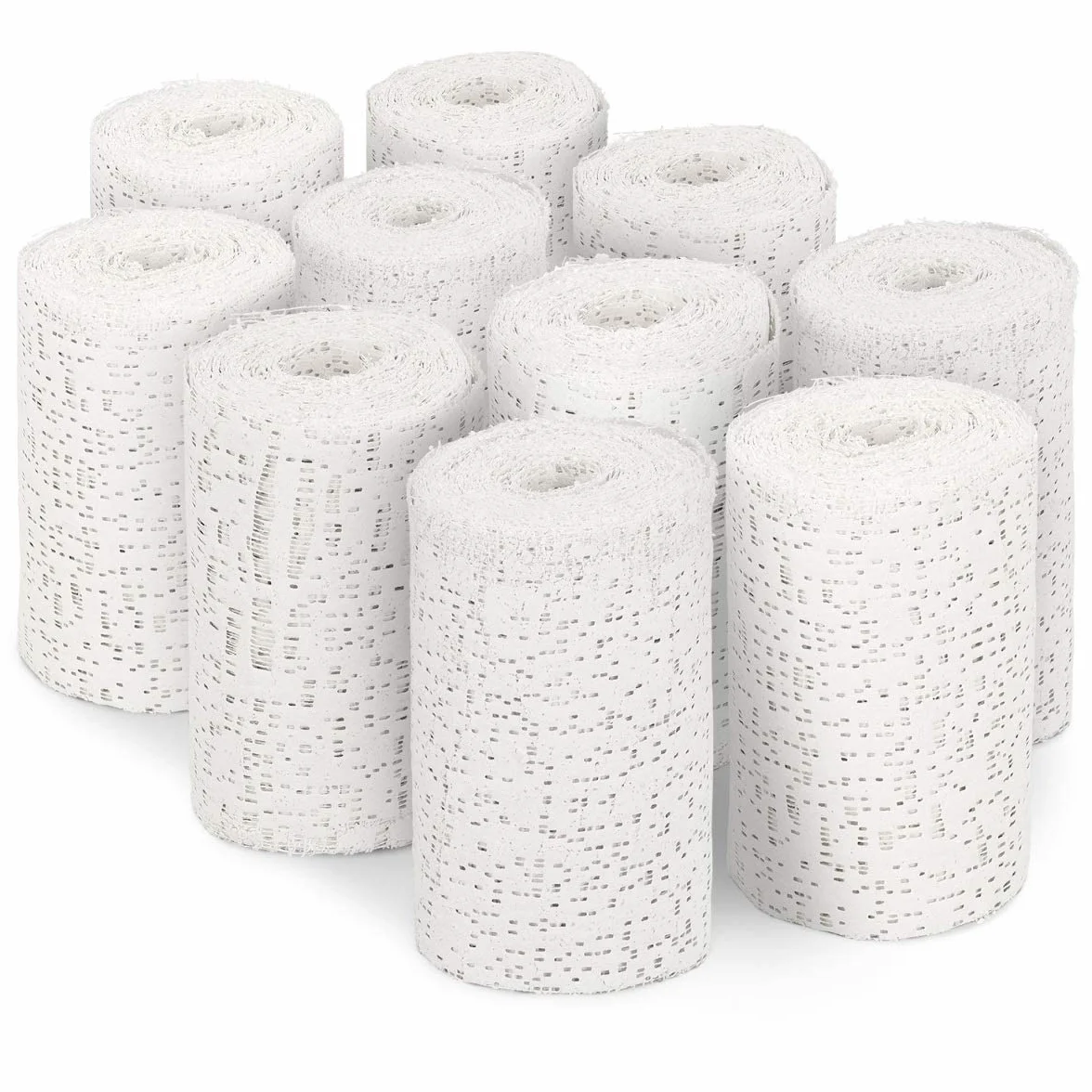 Lot de 10 bandages en plâtre pour ventre de grossesse - Séchage rapide 5 cm x 3 m
