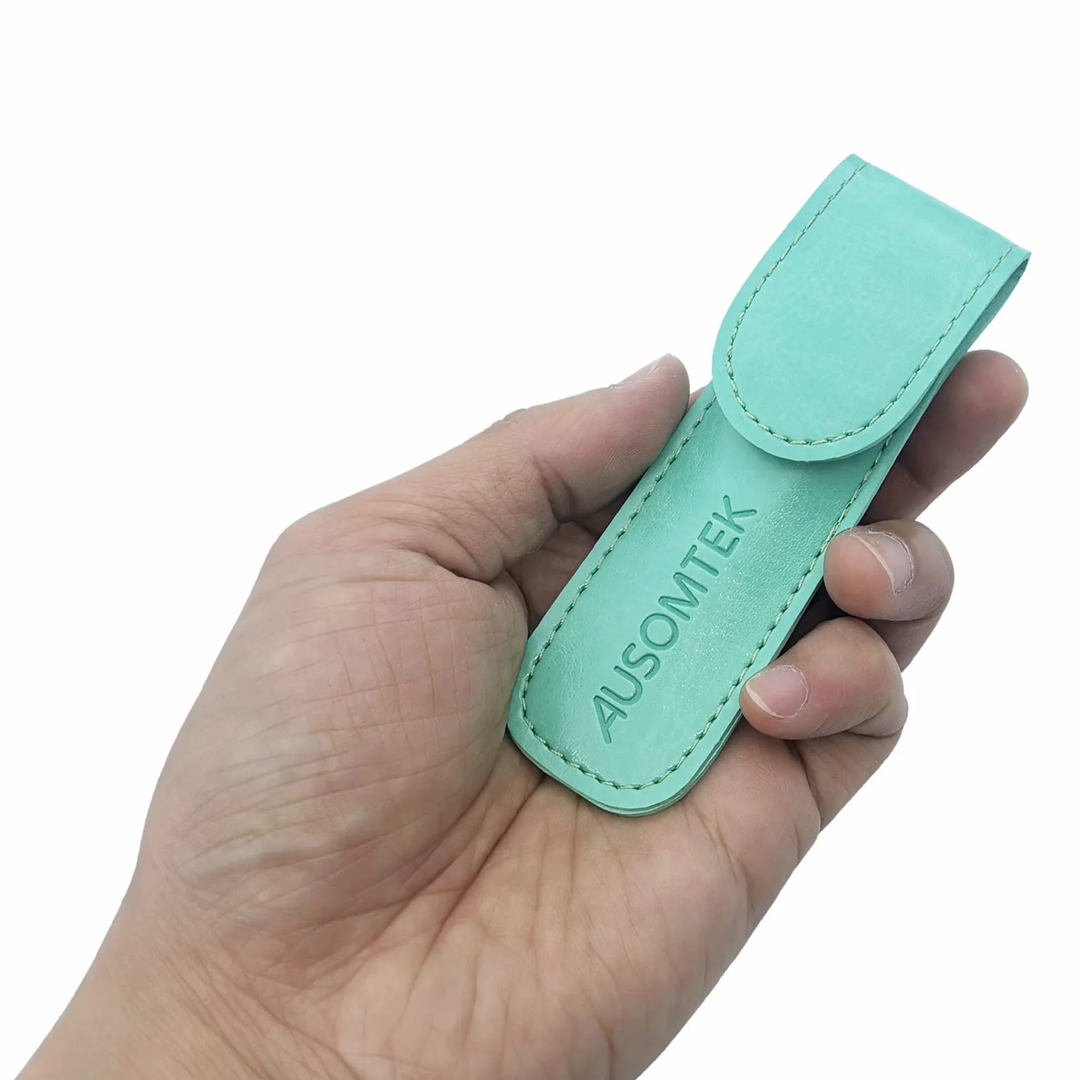 AUSOMTEK Pince à épiler nez oreilles ciseaux toilettage sourcils coupe-cils acier inoxydable tête ronde
