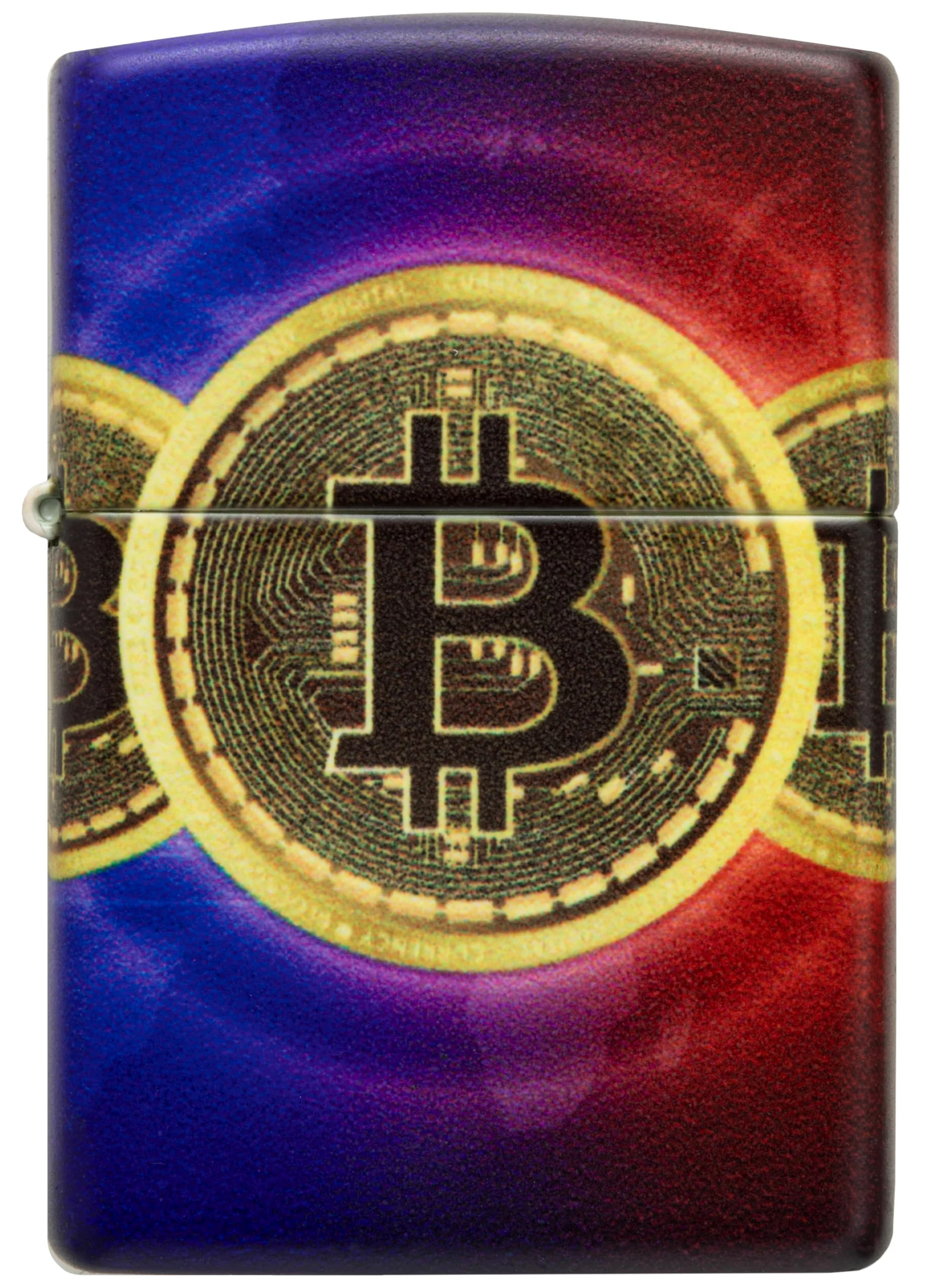 Zippo Briquet Tempête - Modèle Bitcoin - 540 Color Impression en Multicolore - Rechargeable - Réutilisable - Design Coupe-Vent - Coffret Cadeau - Fabriqué aux États-Unis