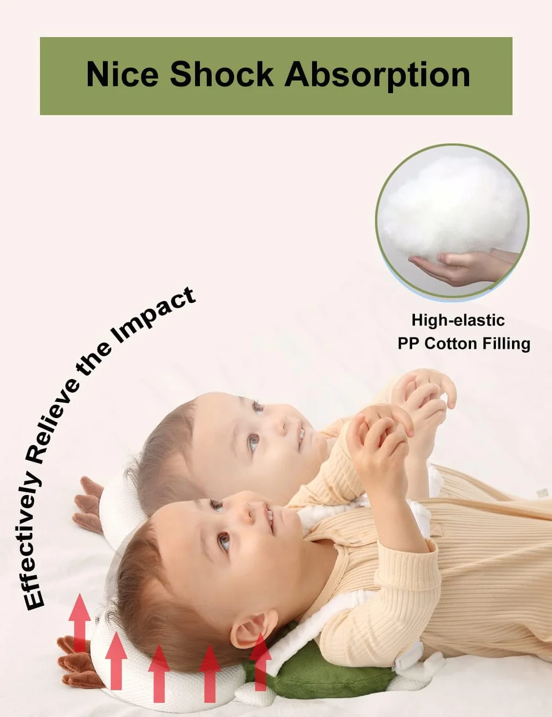 Casque Protection Bébé Anti Choc Tête Enfant Tortue