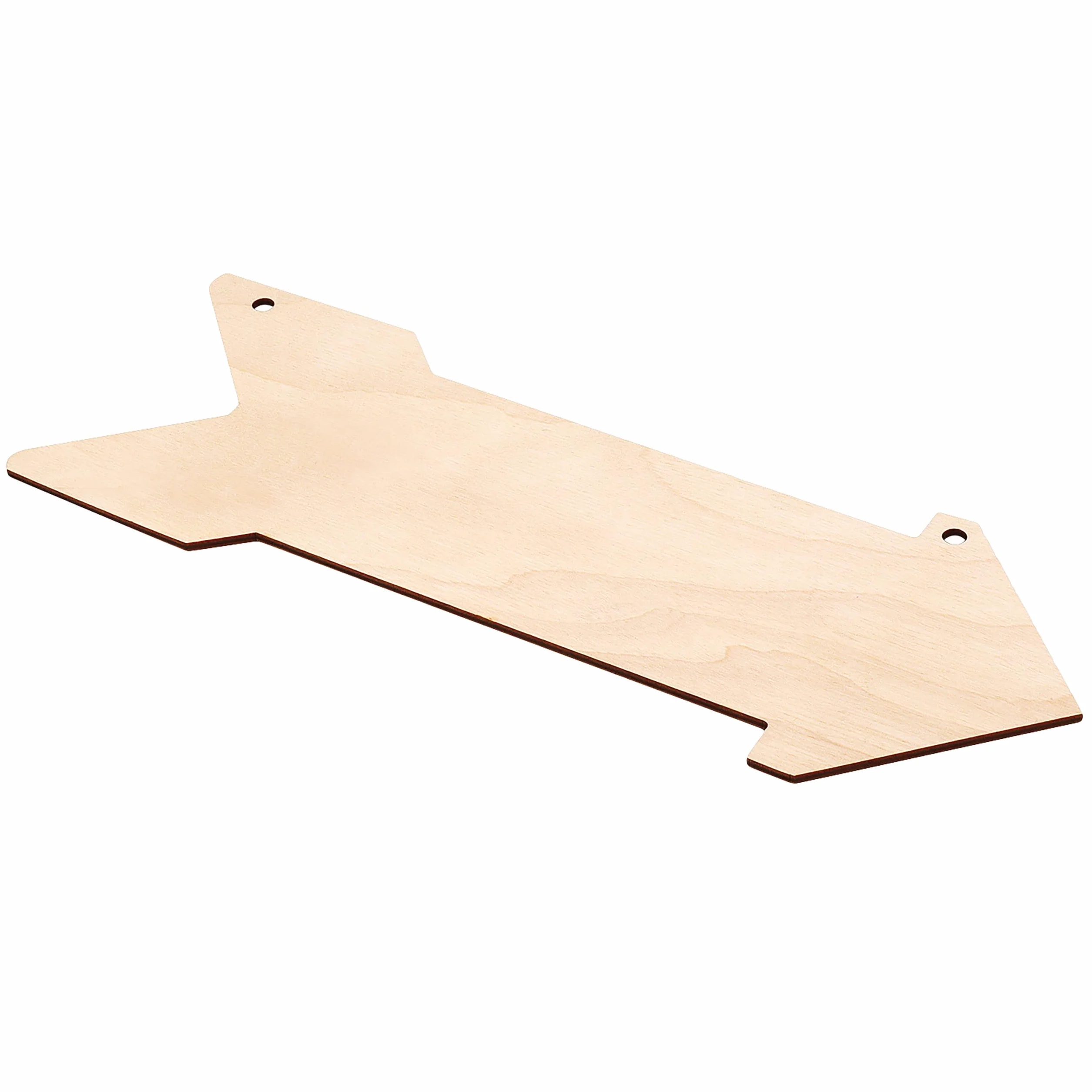 Creative Deco Pendentif en Forme de Flèches 30x11cm Découpes en Bois Contreplaqués Non Peints à Accrocher