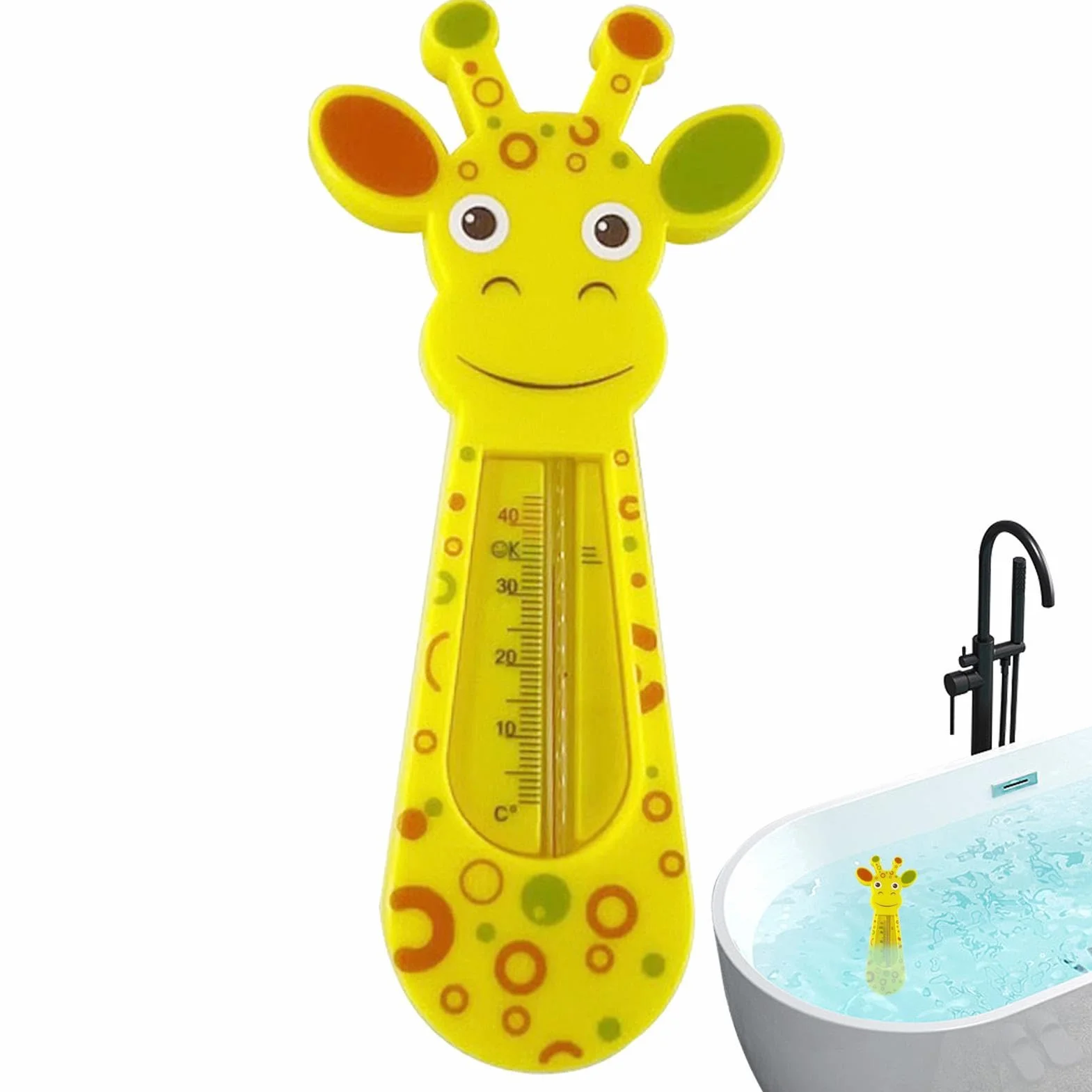 Girafe Thermomètre De Bain Sécurité Bébé Température Eau Baignoire Natation