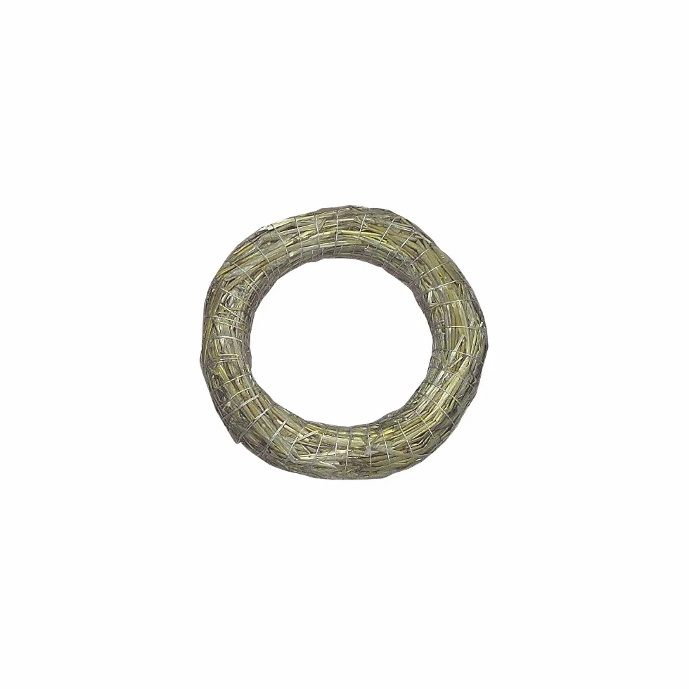 Rayher Couronne en paille nature Ø25cm arts créatifs composition florale sèche et artificielle