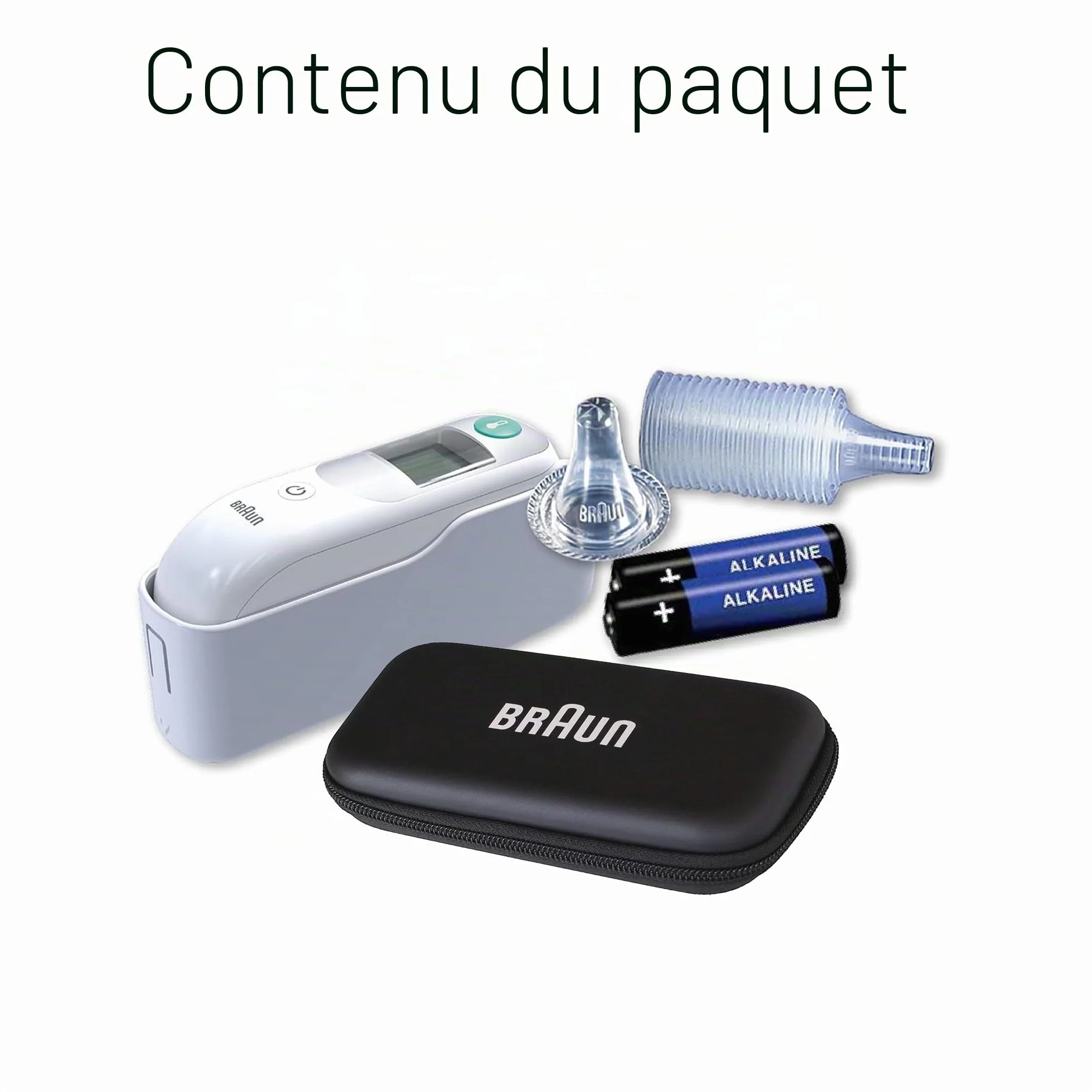 Braun ThermoScan 6 IRT6515 Thermomètre auriculaire numérique pour adultes bébés enfants