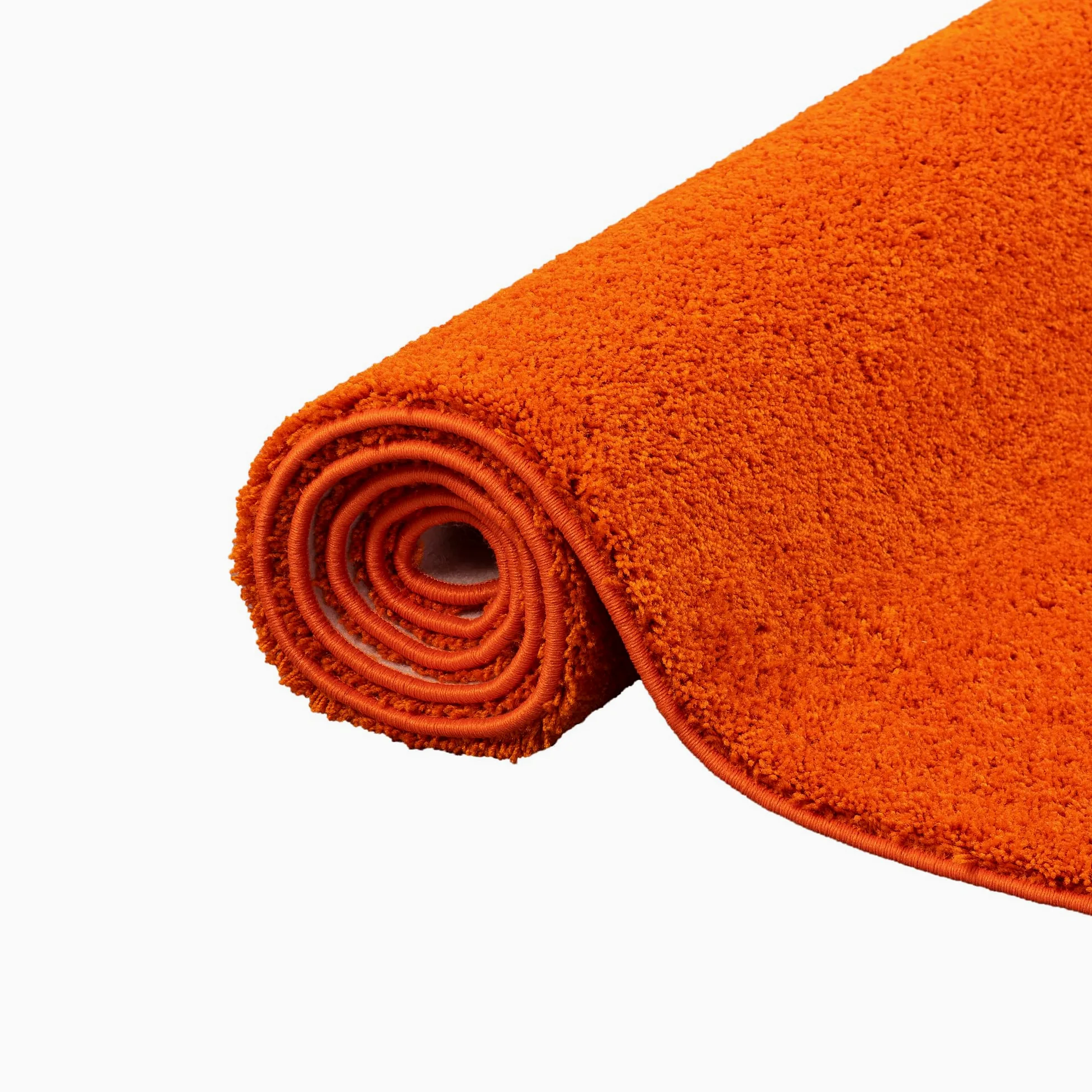PALACE - Tapis Shaggy à Poils Longs - Orange - 17 Tailles Disponibles