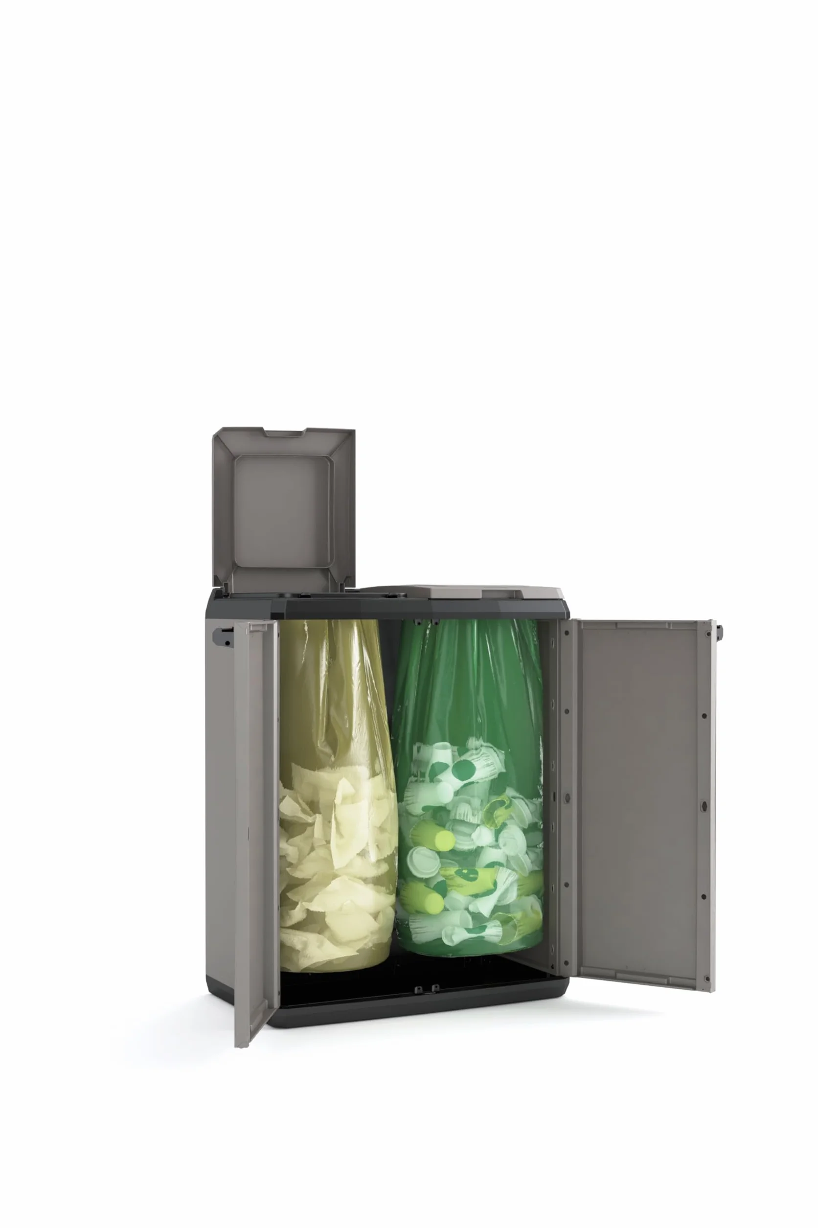 KETER Poubelles de tri BASIC 68x39x85 Gris