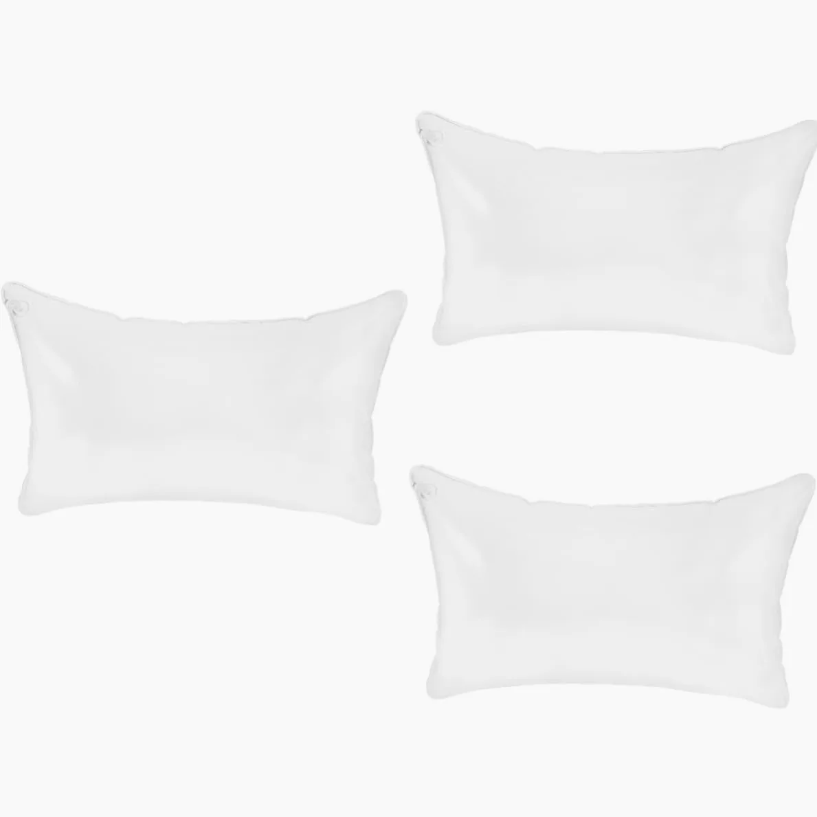 MAGICLULU 3pièces Coussin Gonflable Transparent Oreiller Pratique pour Camping Et Voyage Confort Ajustable Coussin De Relaxation Portable