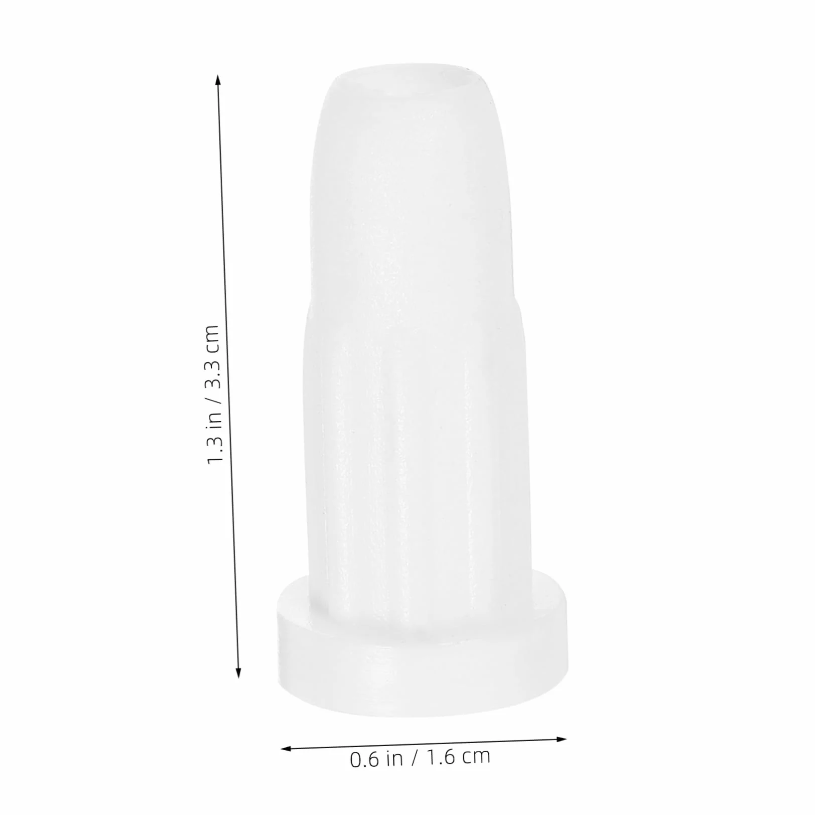 Housses pour roulettes de berceau blanches anti-bruit avec manchons plastique accessoires durables pour meubles