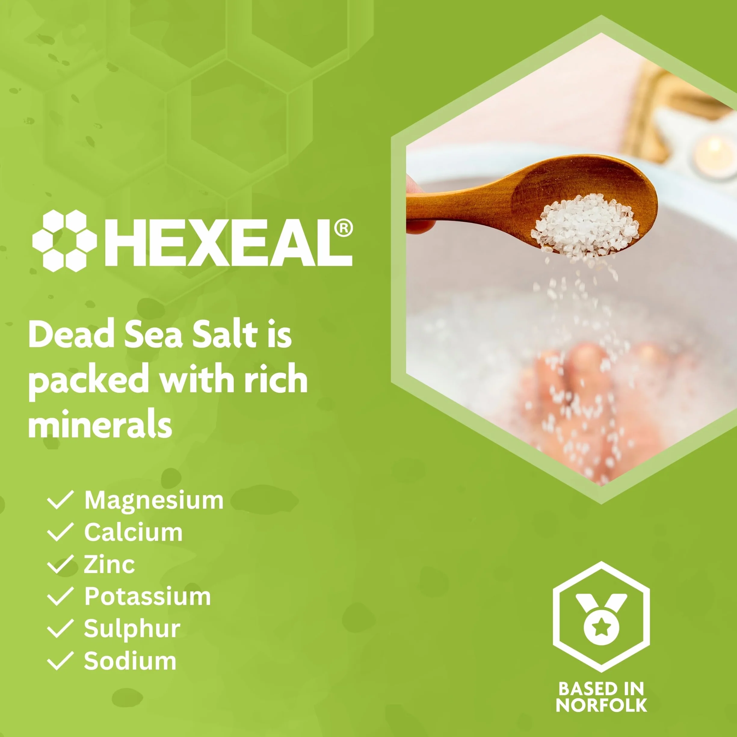 Sels de bain de la mer Morte 25 kg Sac qualité alimentaire