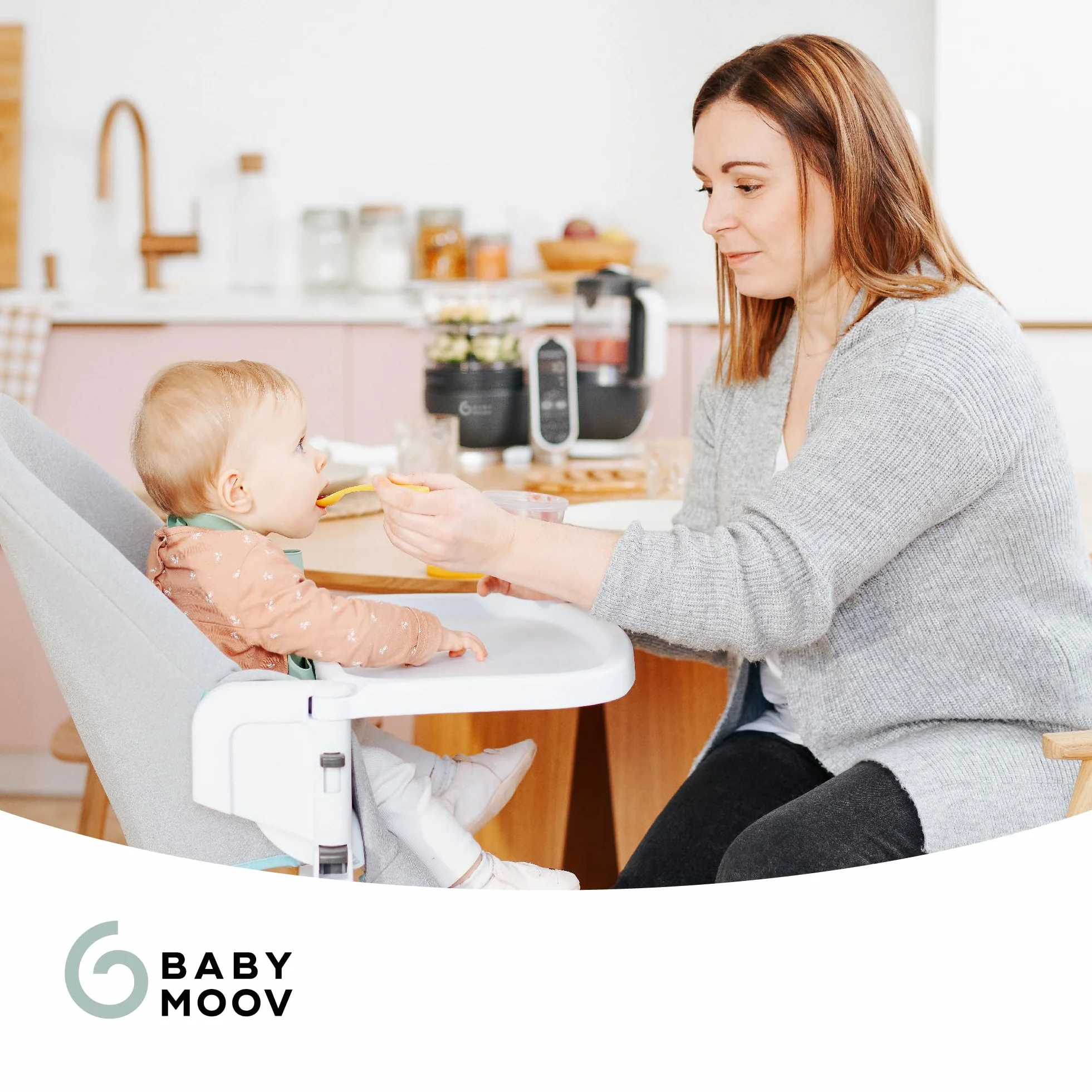 Babymoov Babybols Lot de 6 Pots de Conservation pour Bébé 250ml, Gradués, Sans BPA, Hermétiques