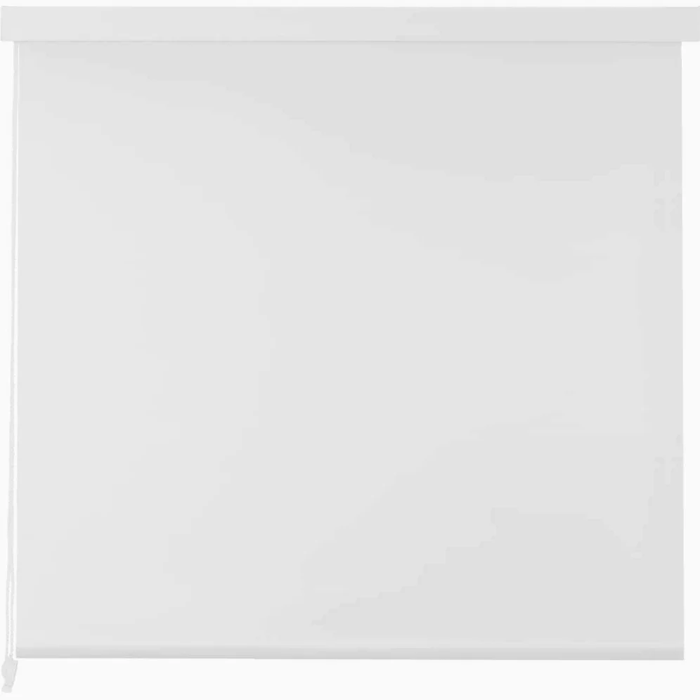 Rideau de Douche à Rouleau Store, résistant à l'eau, séchage Rapide et Facile à Nettoyer, Blanc (à moitié Transparent), 140x240 cm