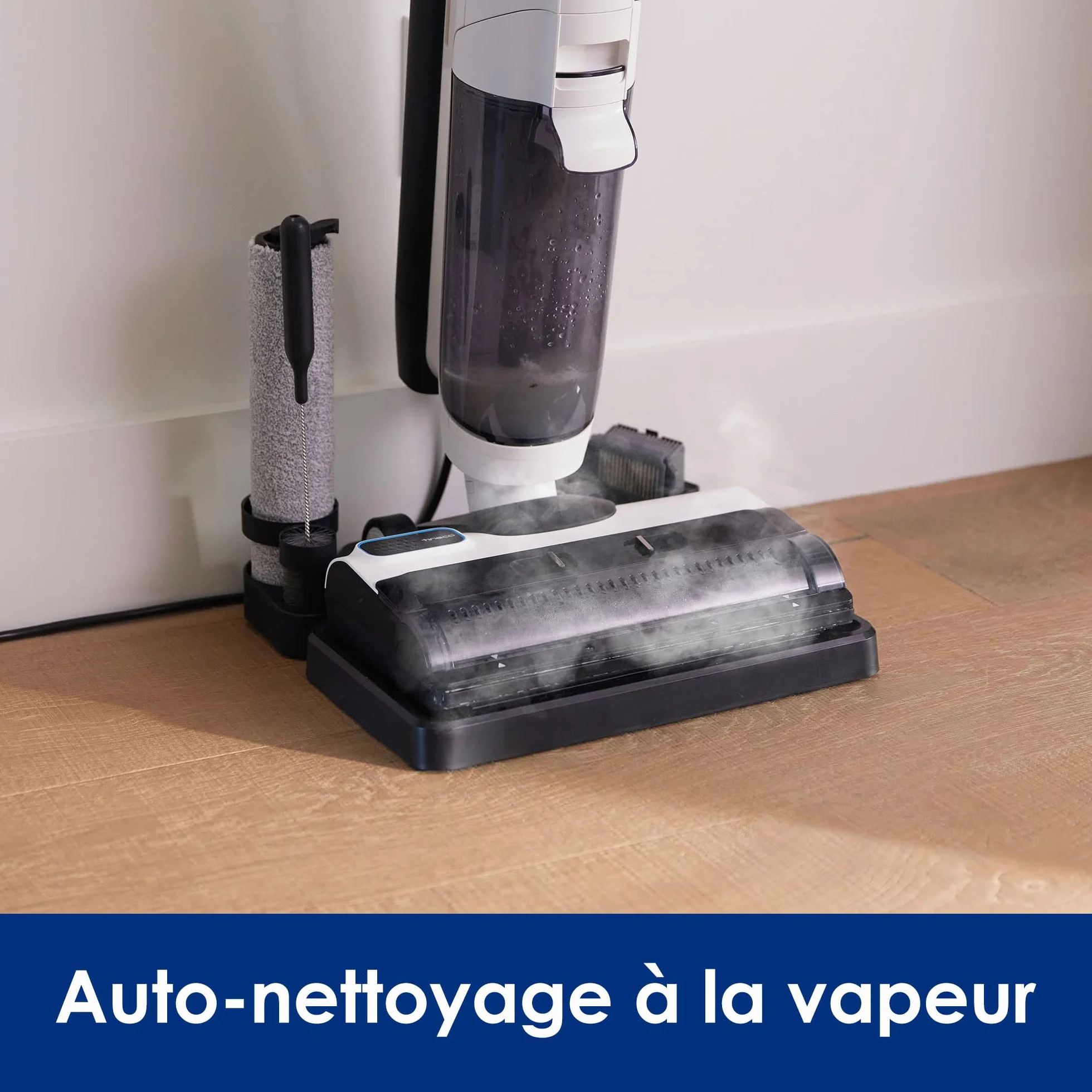 Tineco Floor One S5 Nettoyeur Vapeur Chaud pour Sols Durs avec Ecran Digital