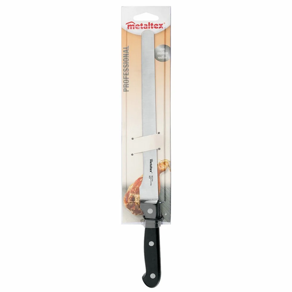 Metaltex Couteau à Jambon 25 cm Acier Inoxydable