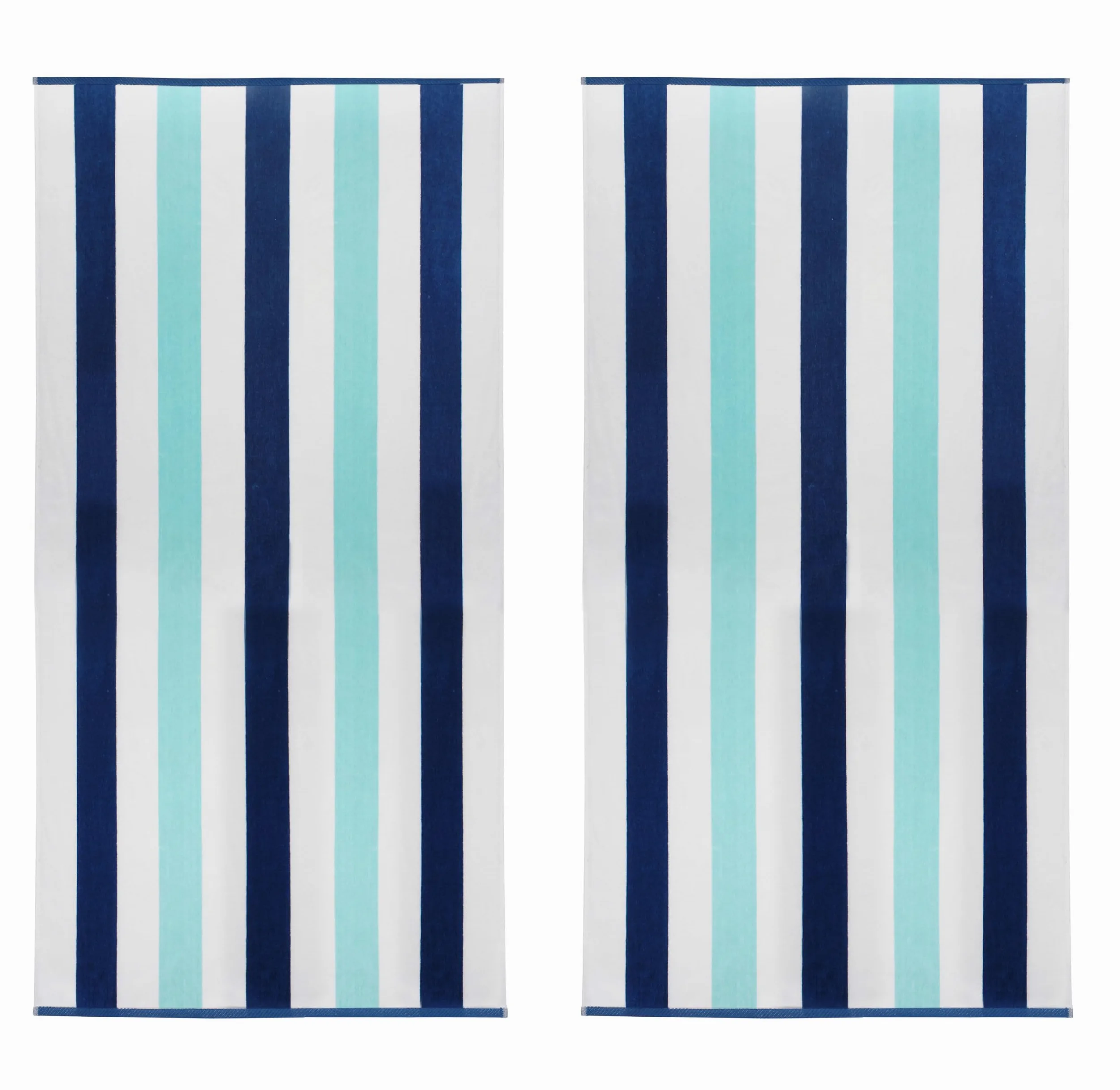 Cotton Craft Lot de 2 Serviettes de Plage surdimensionnées XL – 100% Velours de Coton – Grandes et Grandes – Serviette de Luxe Super Douce en Peluche épaisse de 450 g/m² – pour Piscine et Pique-Nique
