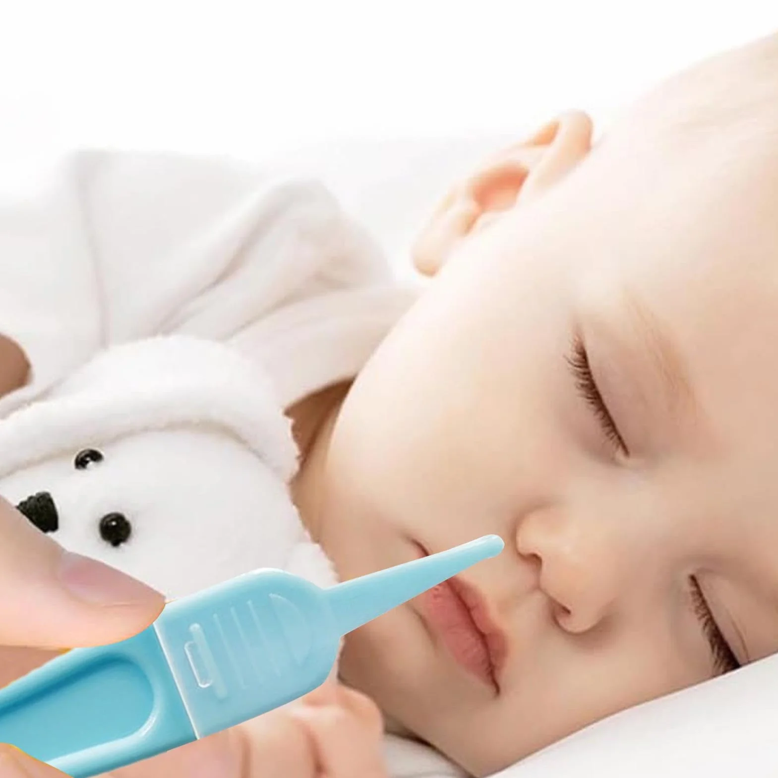 Pincettes de nez pour bébés, nettoyant nasal portable et sûr