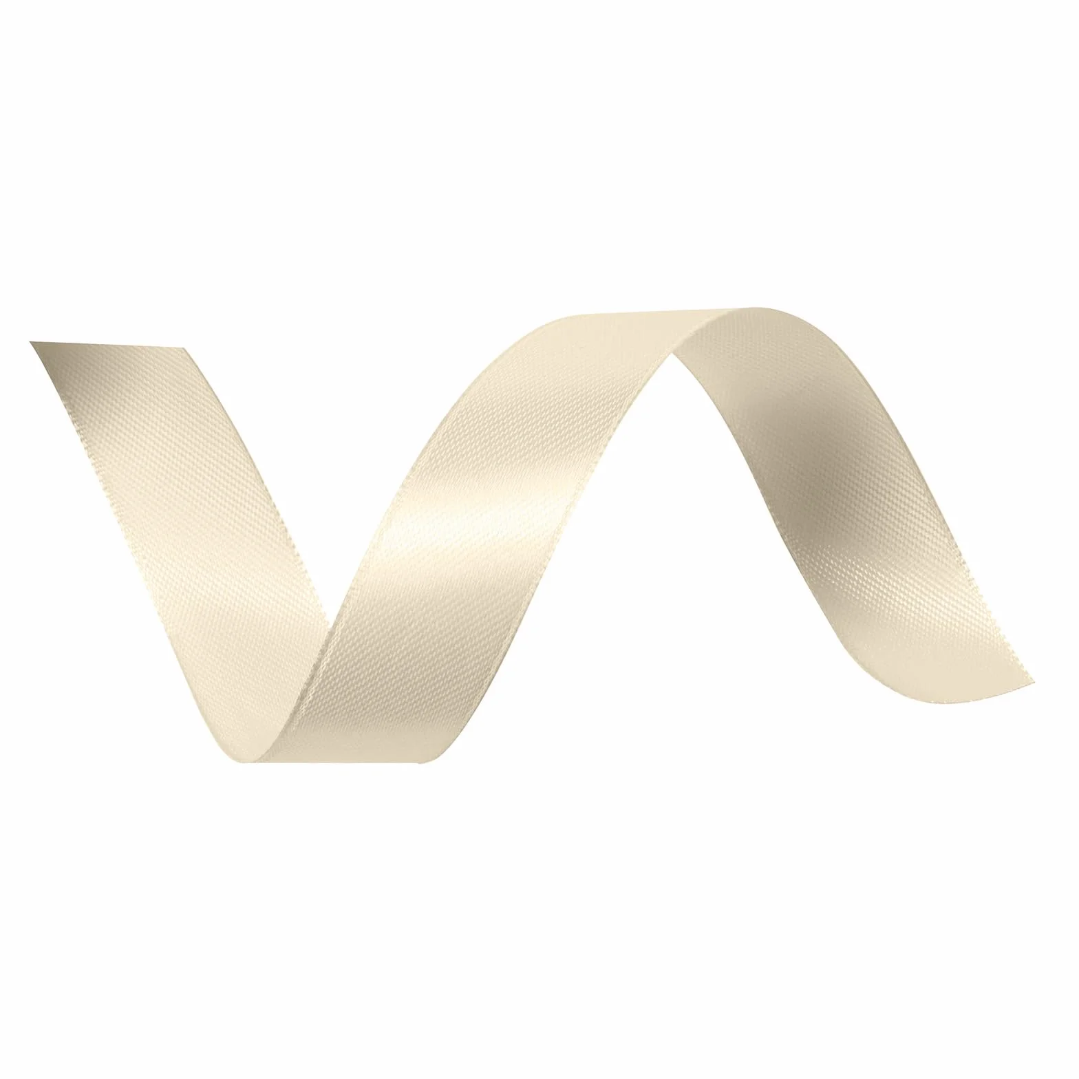 Vaessen Creative Ruban de Satin Double Ivoire 3mm 10m