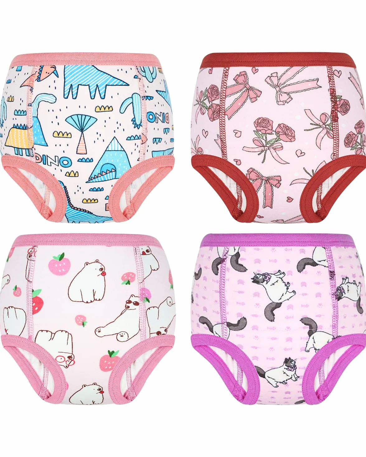 MOEMOE BABY Culotte Apprentissage Propreté Garcon 4 Paquets