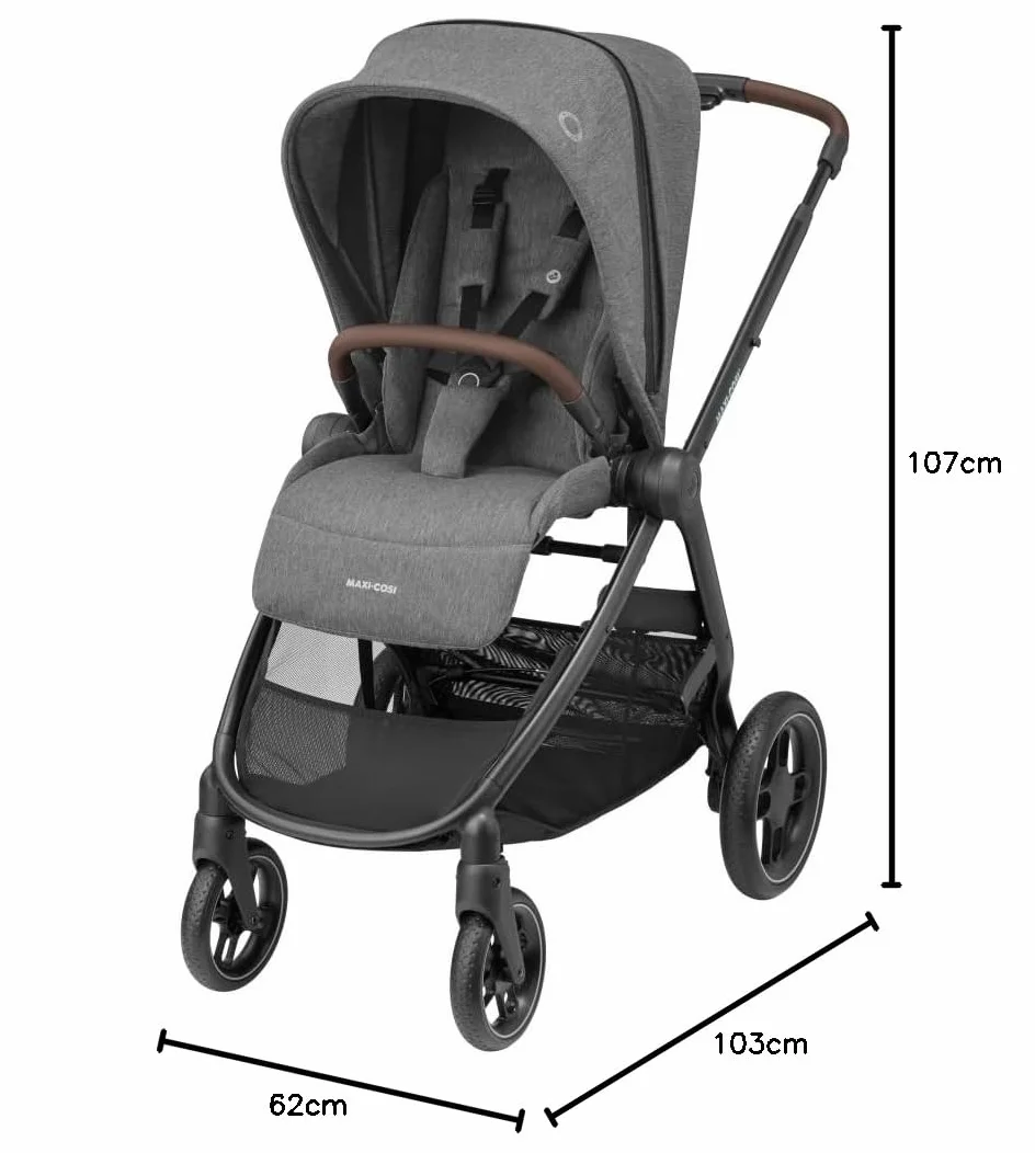 Maxi-Cosi Street Plus Poussette 0-4 ans 0-22 kg pliable une main Select Grey