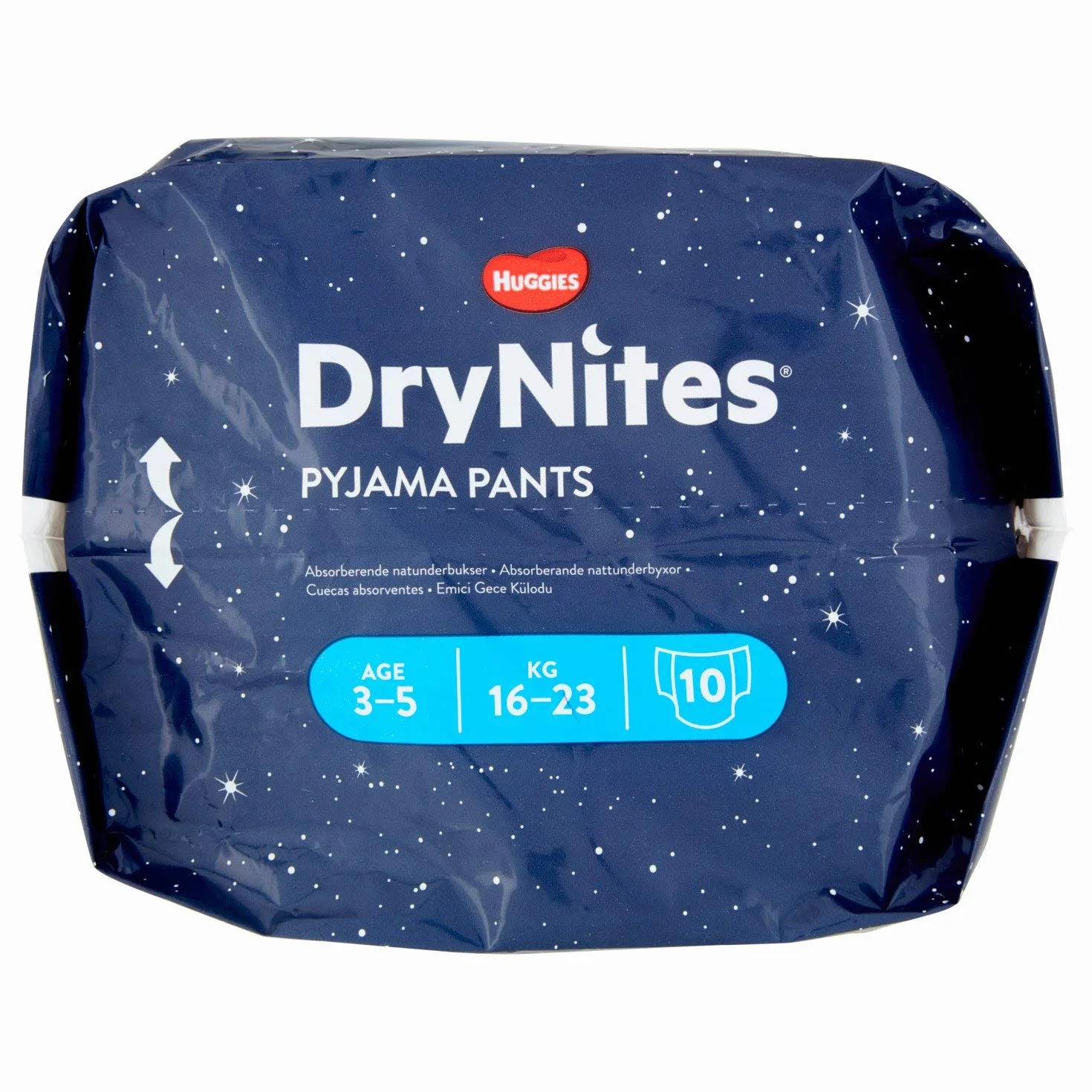 Huggies DryNites Petit garçon 3/5 ans 13/16 kg Lot de 10
