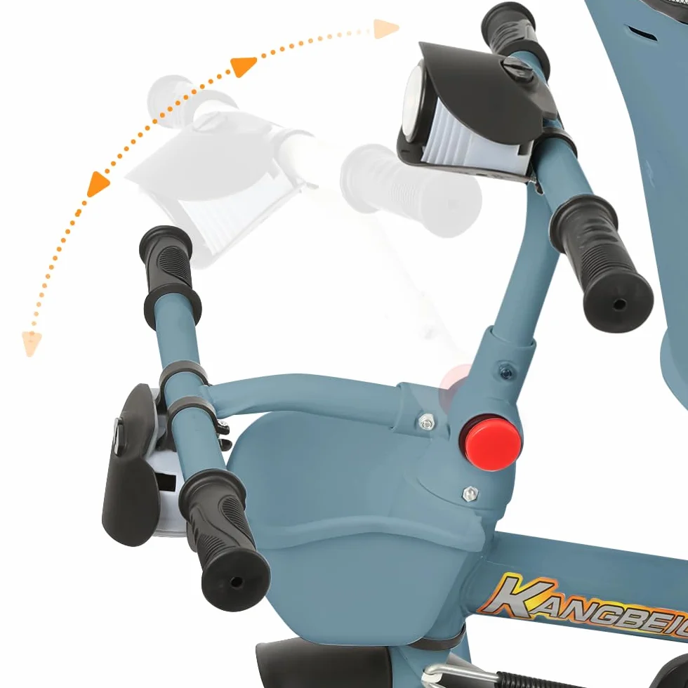 Poussette Canne 3 Roues 5 en 1 Tricycle Évolutif jusqu'à 25 kg Pliage Compact