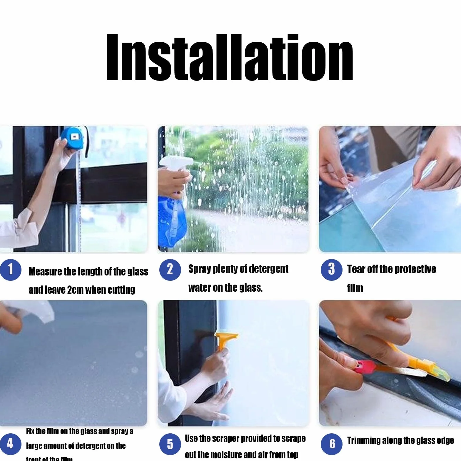 Film Anti Chaleur 120 x 400 cm Anti Chaleur UV Protection de La Vie Privée Film Occultant Protection de La Vie Privée Opaque Vitrage pour Bureau, Maison, Magasin, Gris