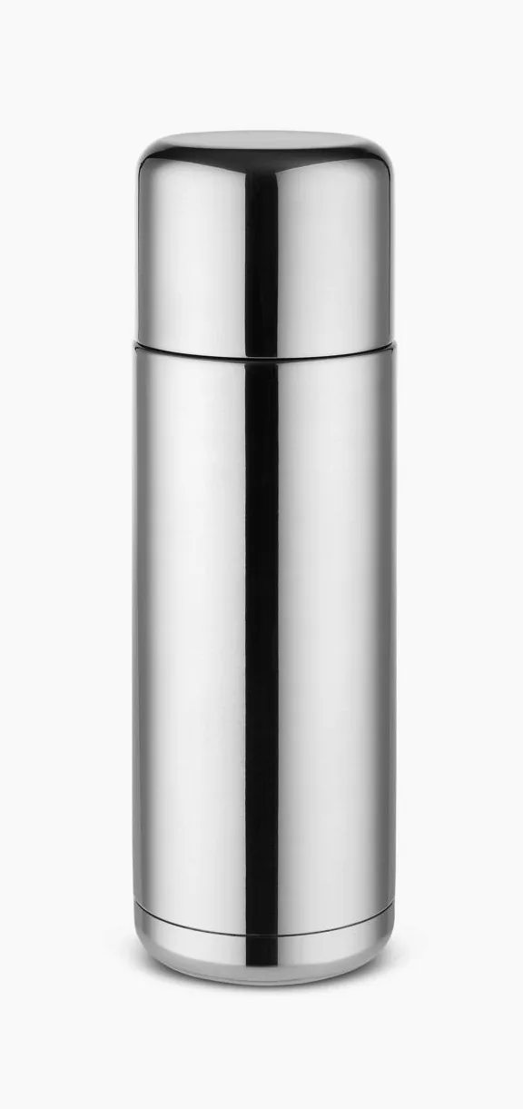 Alessi NF04 Nomu Thermos Acier Inoxydable/Résine Thermoplastique Argent 6,40 x 6,40 x 20,00 cm