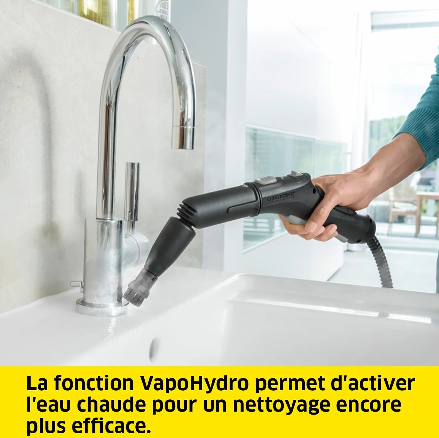 Kärcher Nettoyeur Vapeur SC 5 EasyFix Iron Plug, 4,2 bar, 3 min, 150 m², 0,5 l + 1,5 l