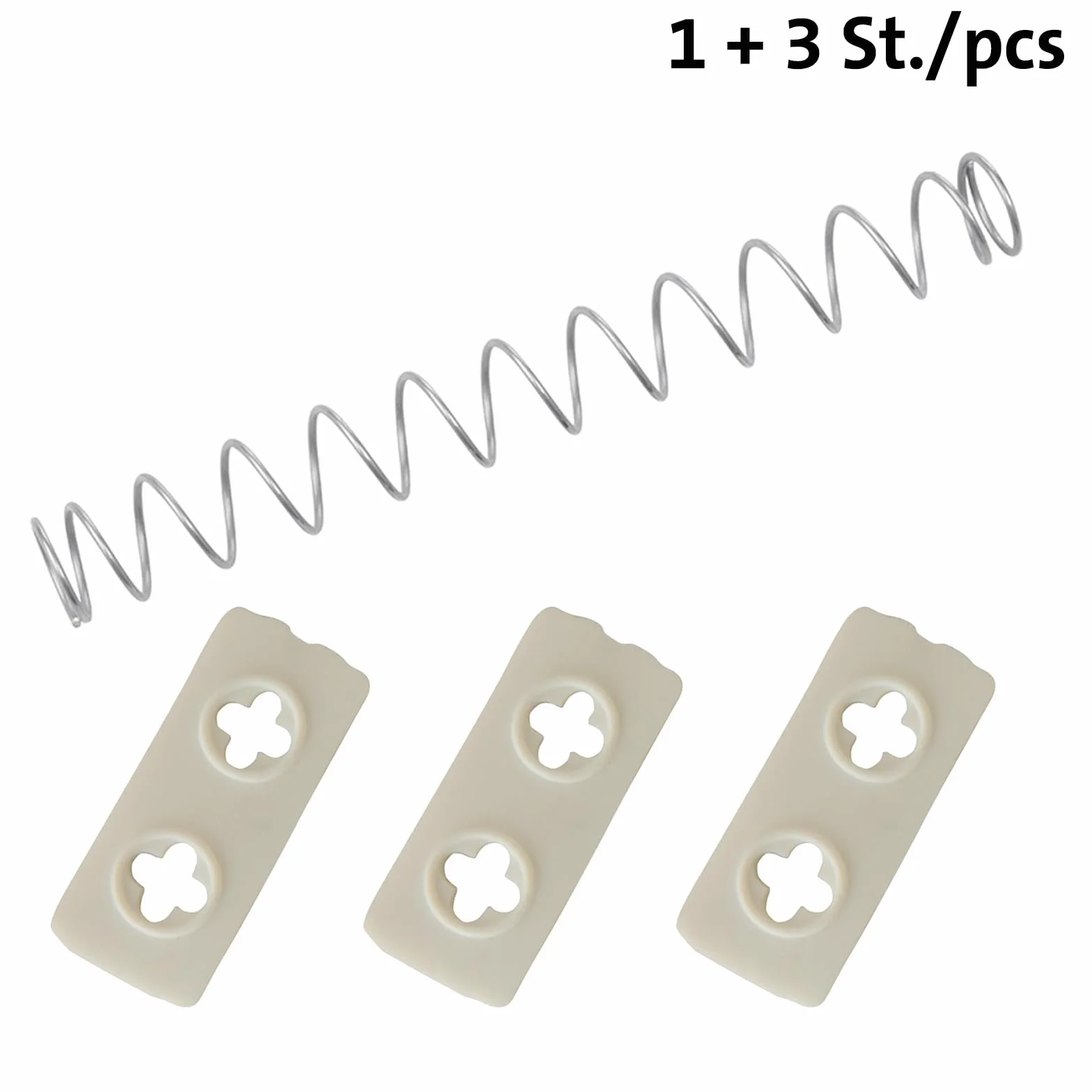 Westmark Set plaque d'éjection et ressort pour Dénoyauteur de cerises 4030 3 pièces Plastique Argent 10 cm
