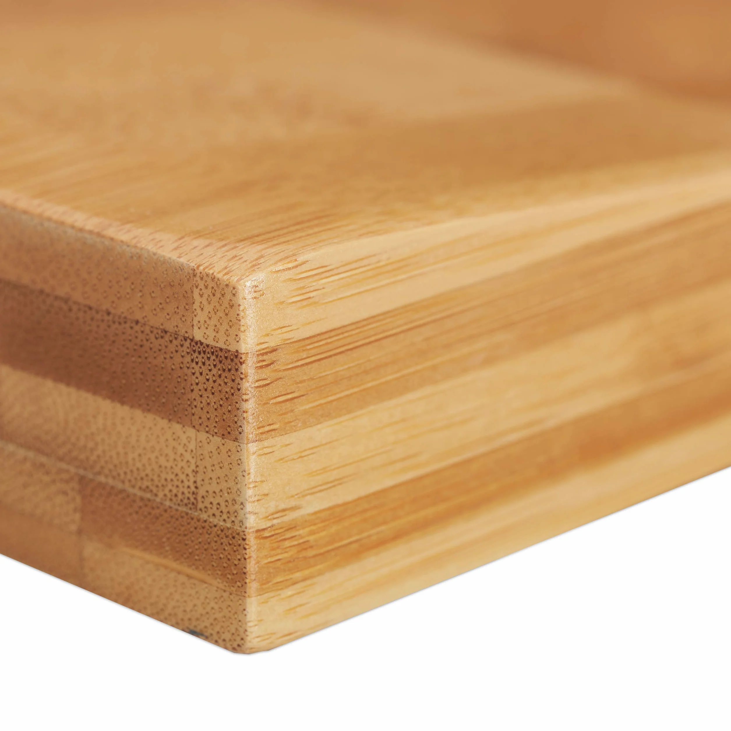 Relaxdays Range de couteaux de cuisine bambou, support pour 5 couteaux, bloc tiroir, 35 x 11 x 39 cm