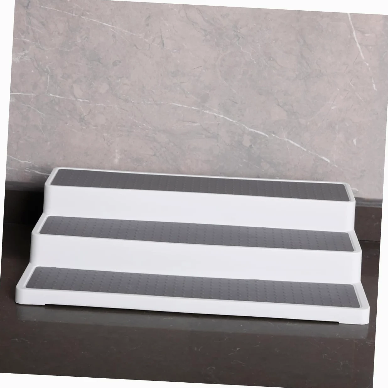 Étagère à Épices à 3 Niveaux en Pp, Lot de 2, pour Rangement la Cuisine | Rangement de Placard, Organisateur D’armoire, Usage la Cuisine et Salle de Bain, pour Sel et Savons