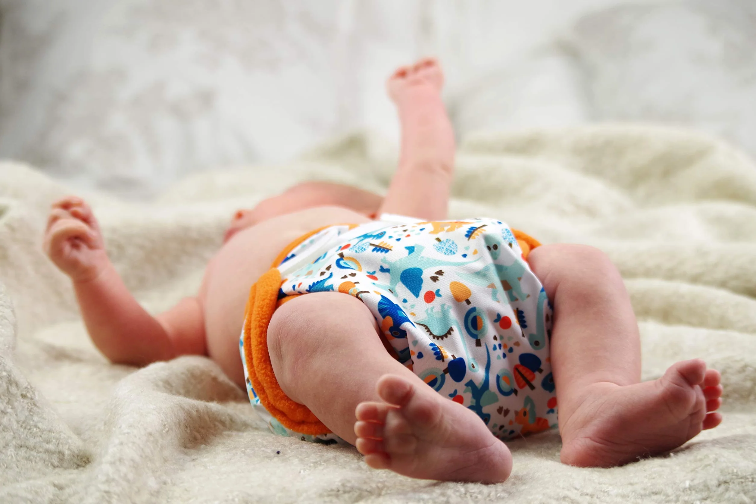 Culotte de Protection Petit Lulu Couvre-couche Naissance Fermeture Auto-Agrippante Réutilisable Lavable Étanche Fabriqué en Europe
