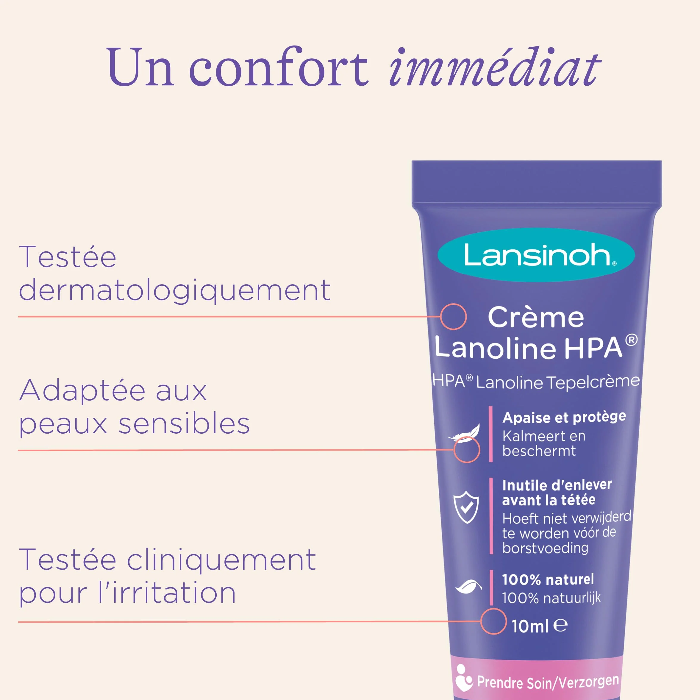 Lansinoh Crème Lanoline HPA 2x40ml